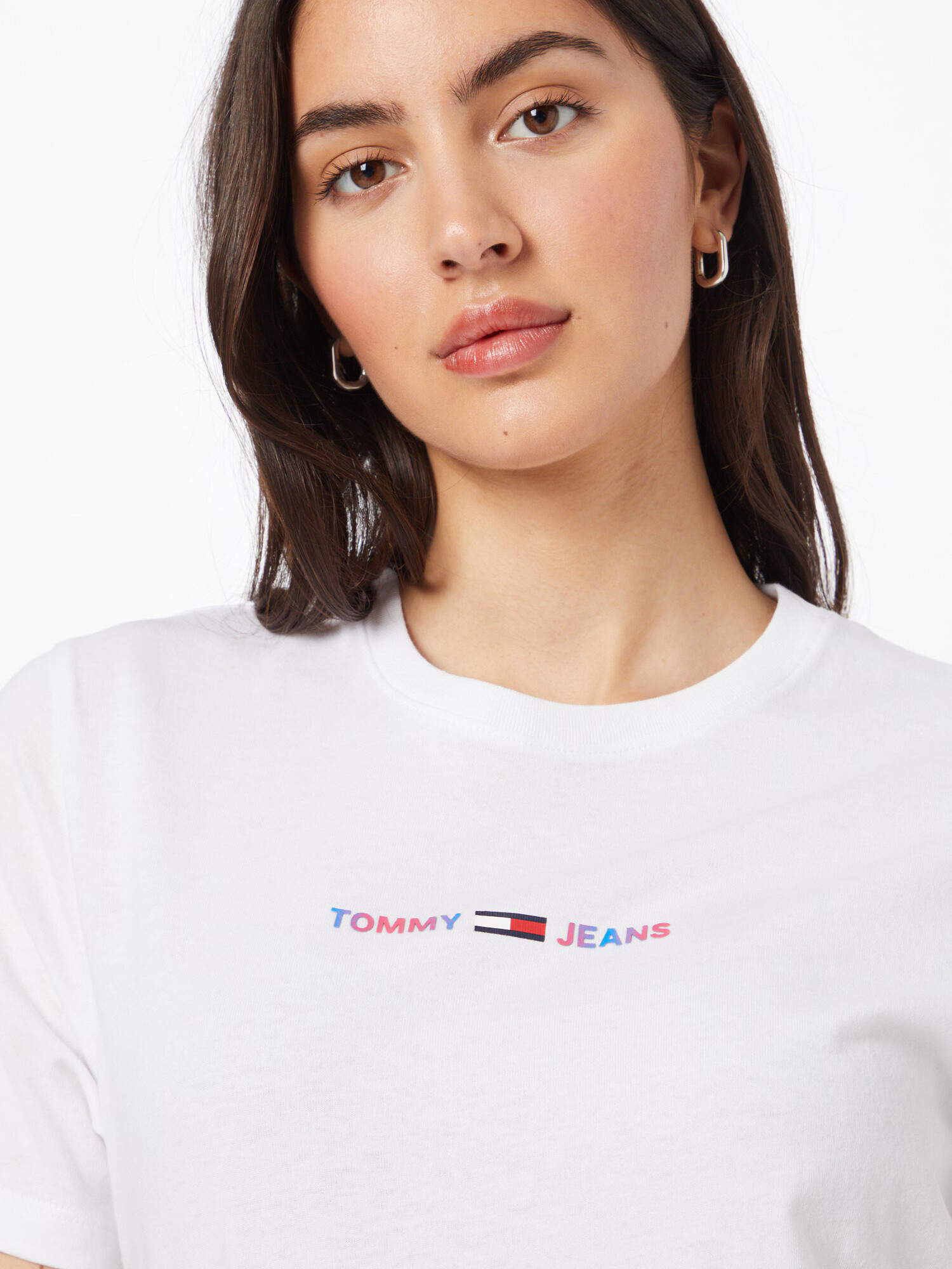 Tommy Jeans Majica mešane barve / bela - Pepit.si