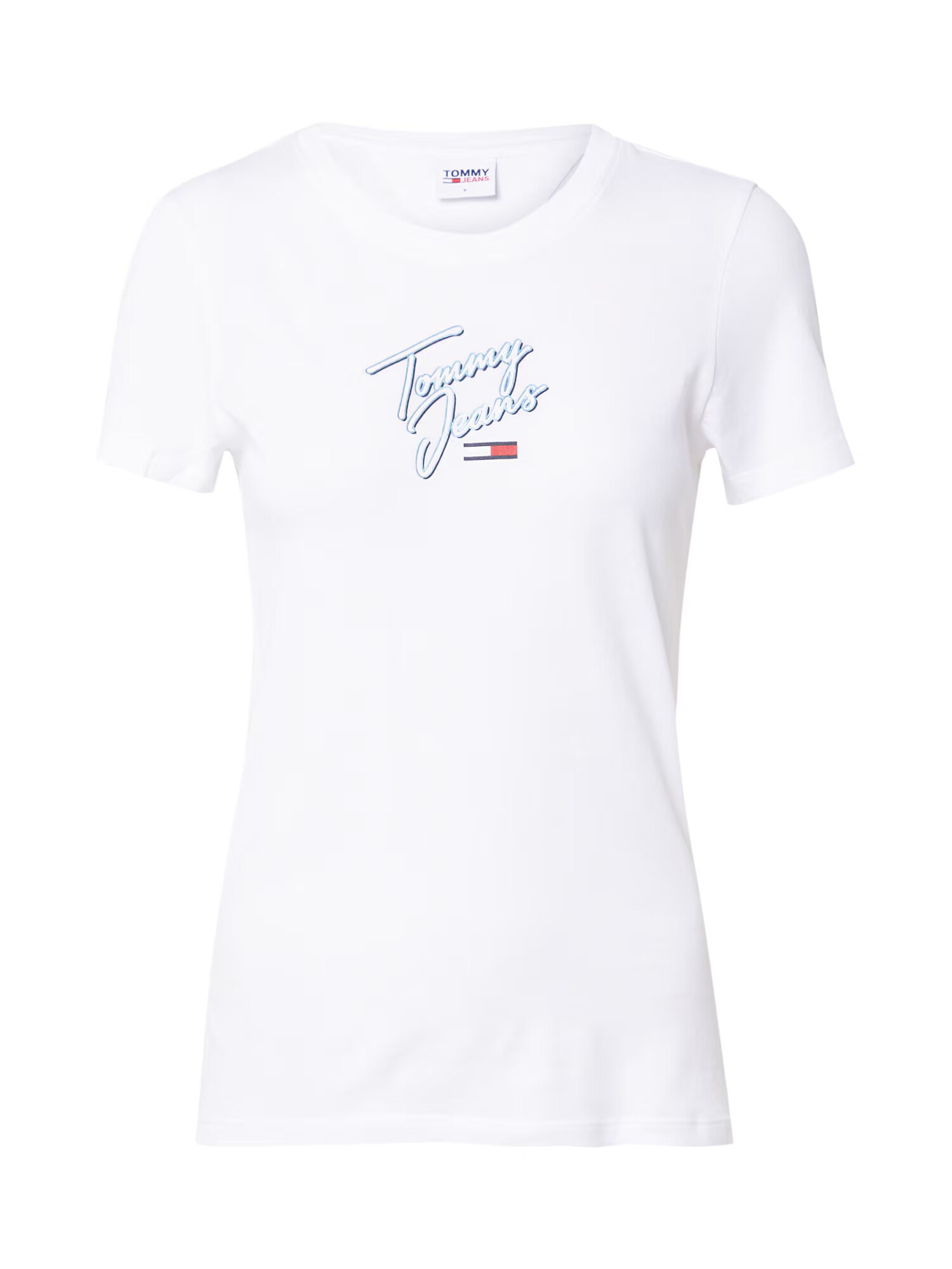 Tommy Jeans Majica mornarska / rdeča / bela - Pepit.si