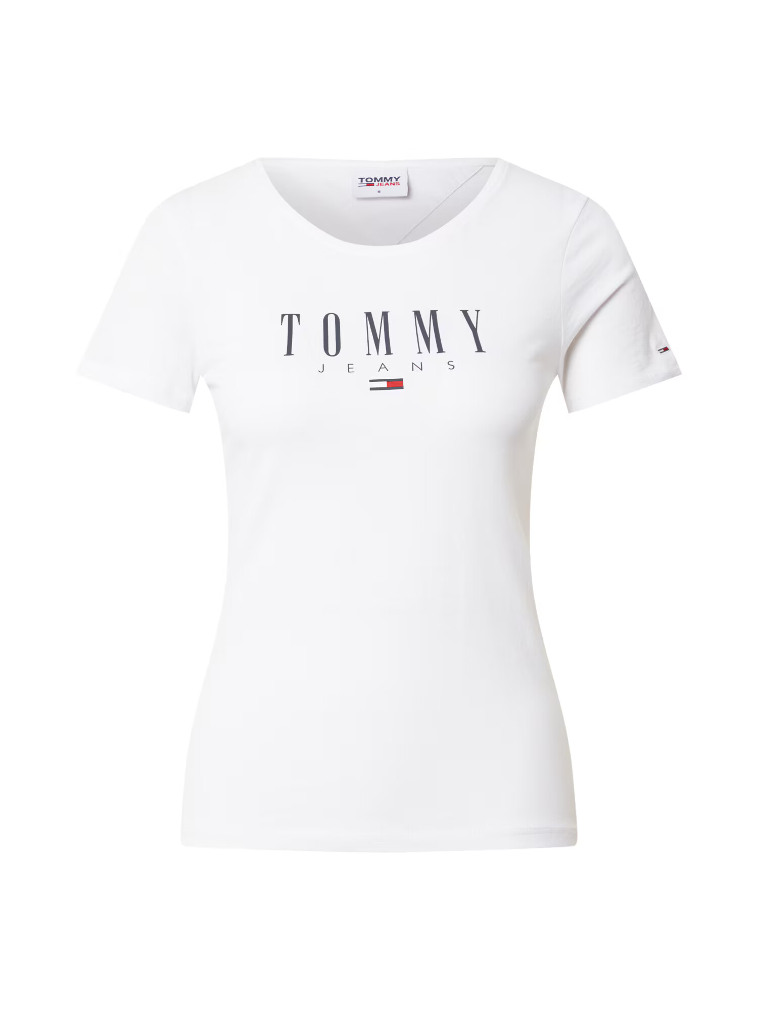 Tommy Jeans Majica bela / rdeča / marine - Pepit.si