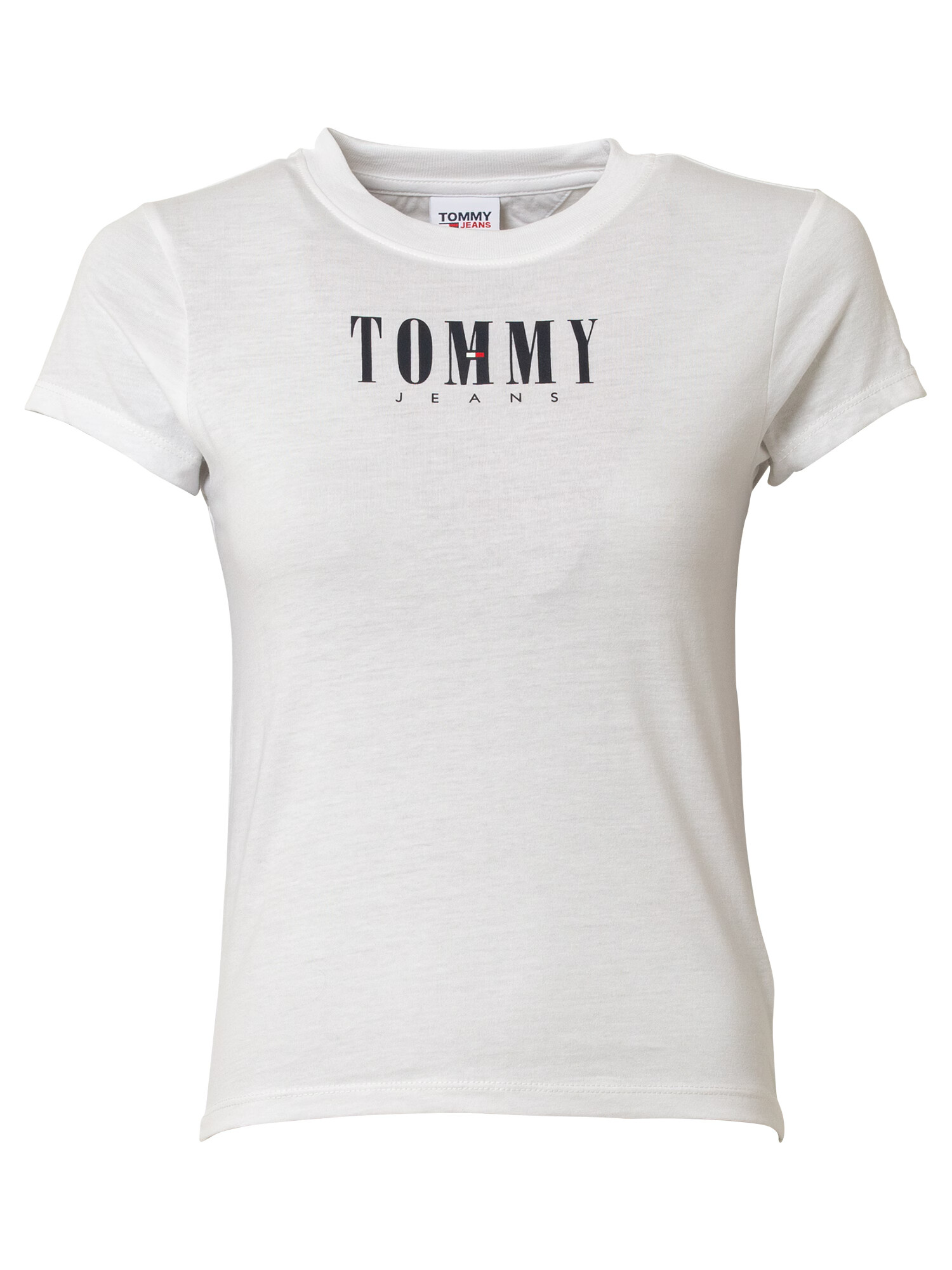 Tommy Jeans Majica črna / bela - Pepit.si