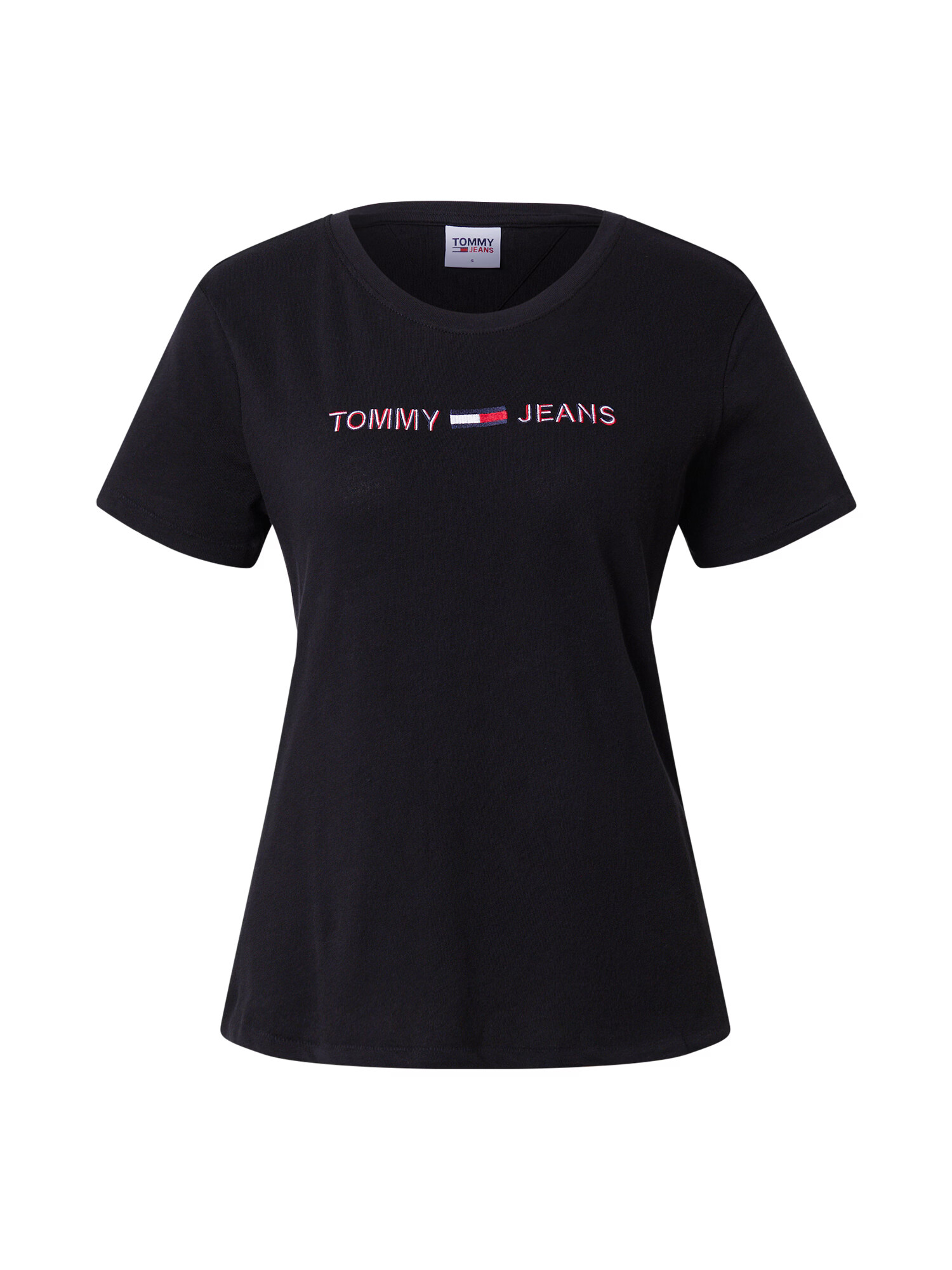 Tommy Jeans Majica svetlo rdeča / črna / bela - Pepit.si