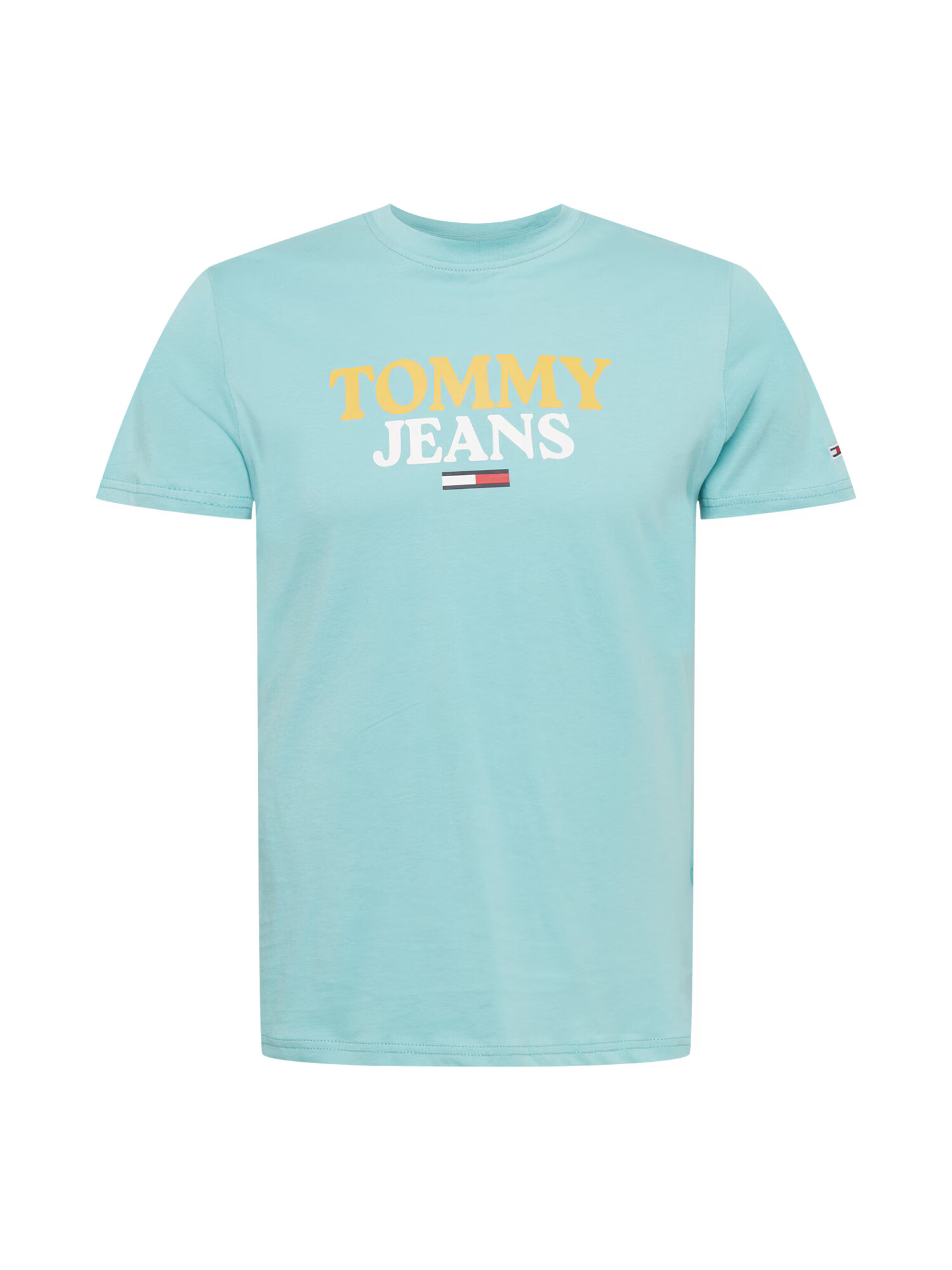 Tommy Jeans Majica 'ENTRY' turkizna / bela / mornarska / rdeča / rumena - Pepit.si