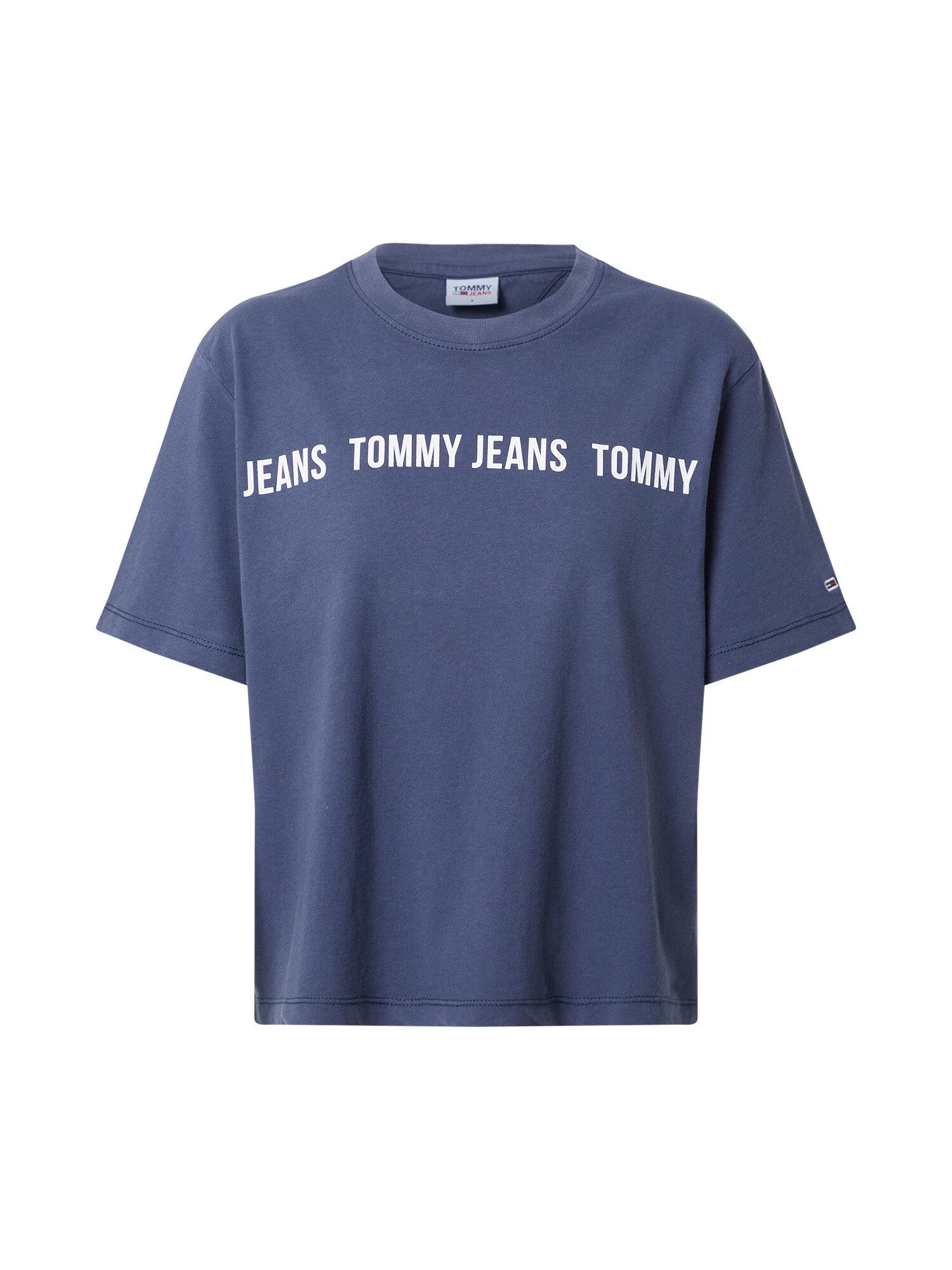 Tommy Jeans Majica golobje modra / bela - Pepit.si