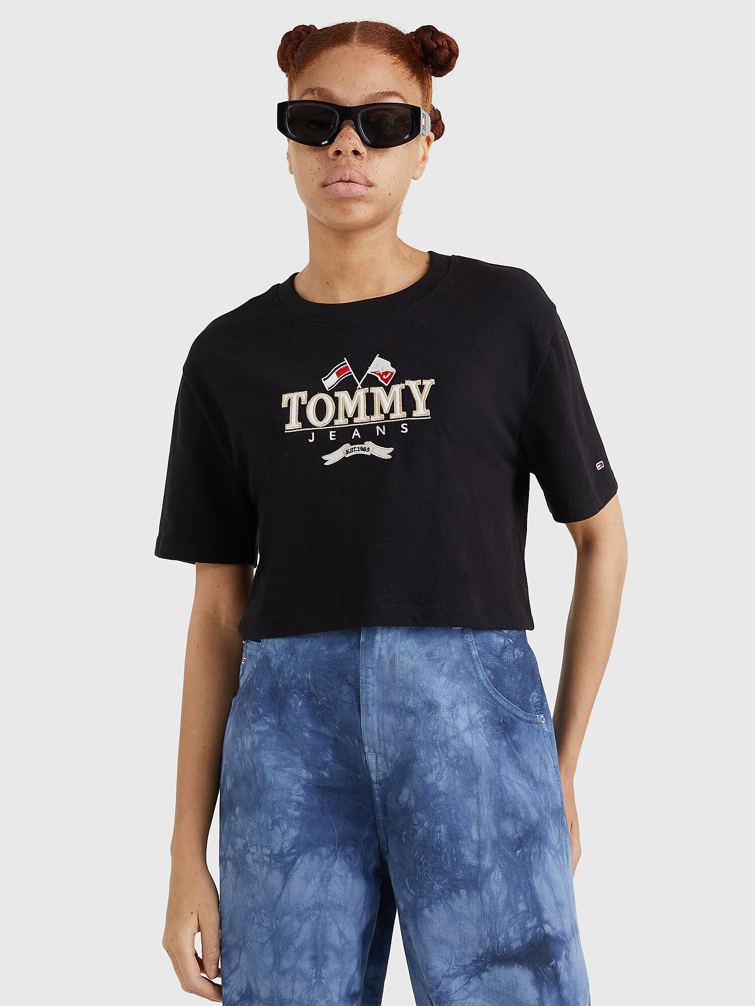 Tommy Jeans Majica mešane barve / črna - Pepit.si