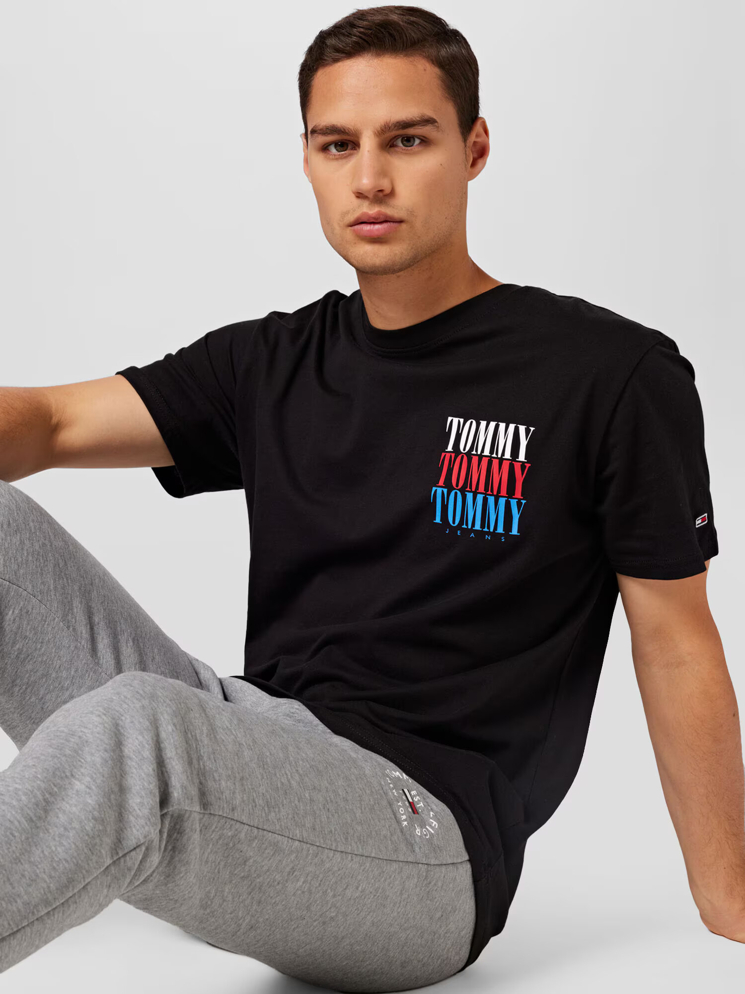 Tommy Jeans Majica mešane barve / črna - Pepit.si