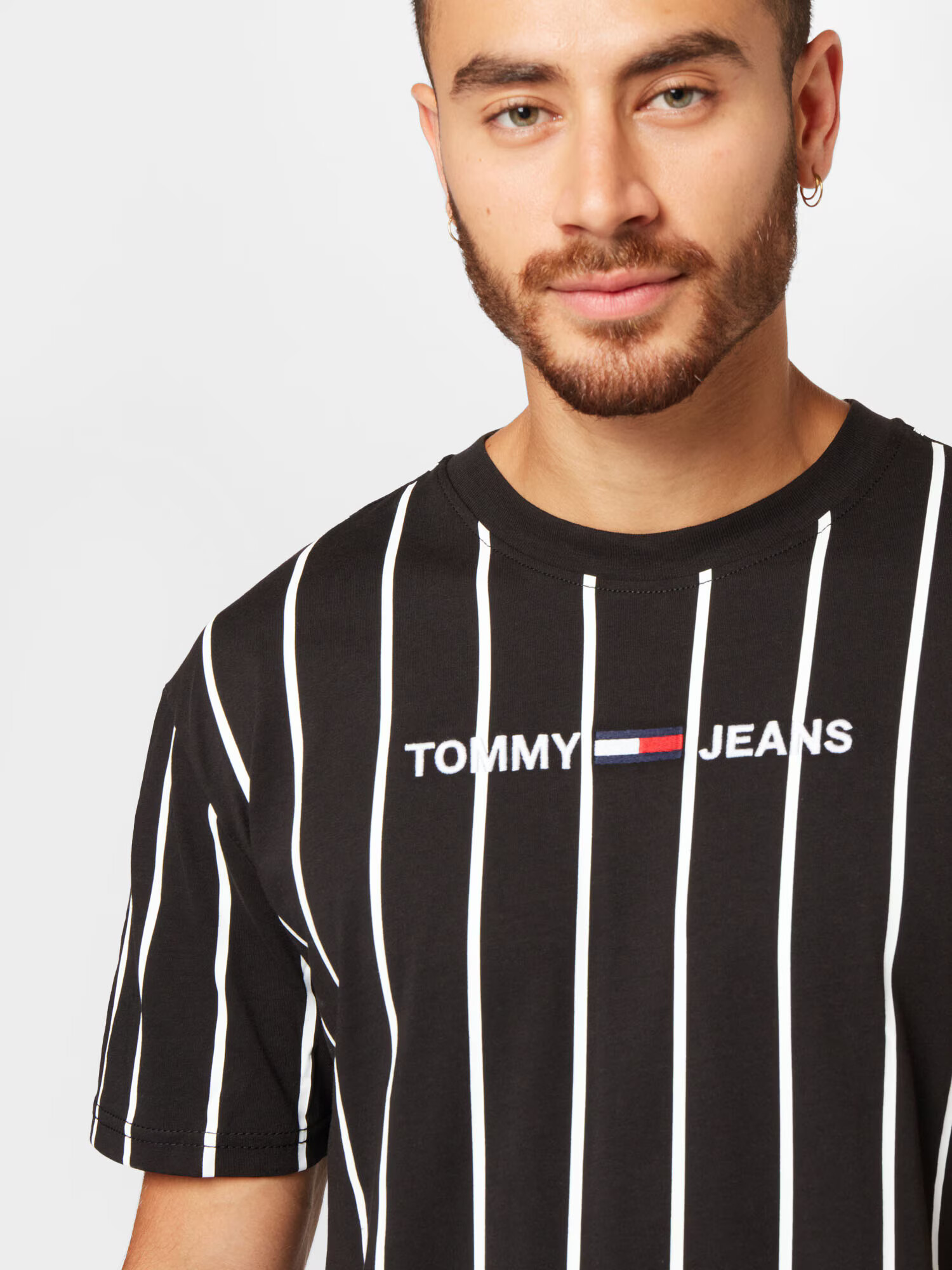 Tommy Jeans Majica mešane barve / črna / bela - Pepit.si