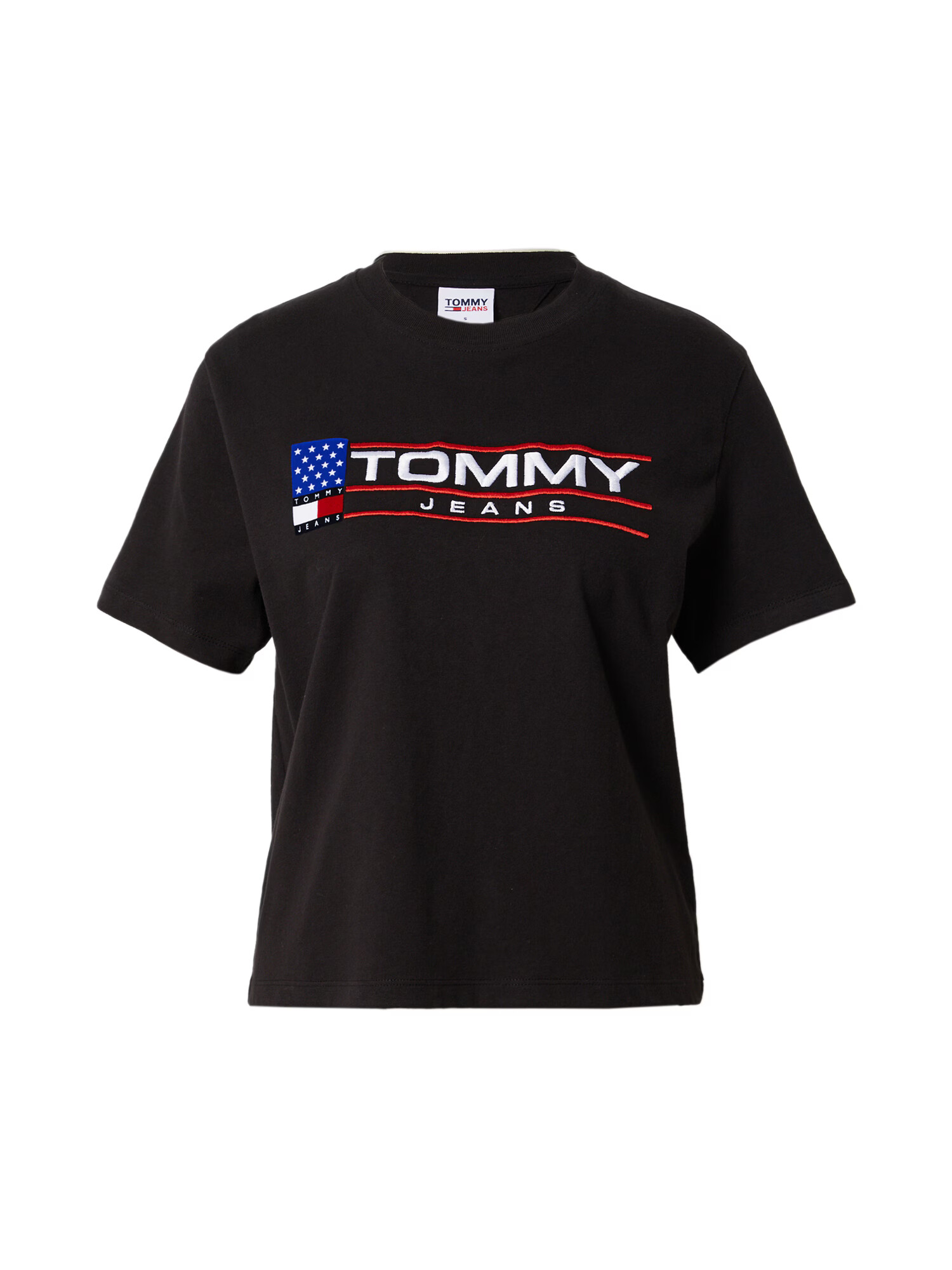 Tommy Jeans Majica 'MODERN SPORT' kraljevo modra / ognjeno rdeča / črna / bela - Pepit.si