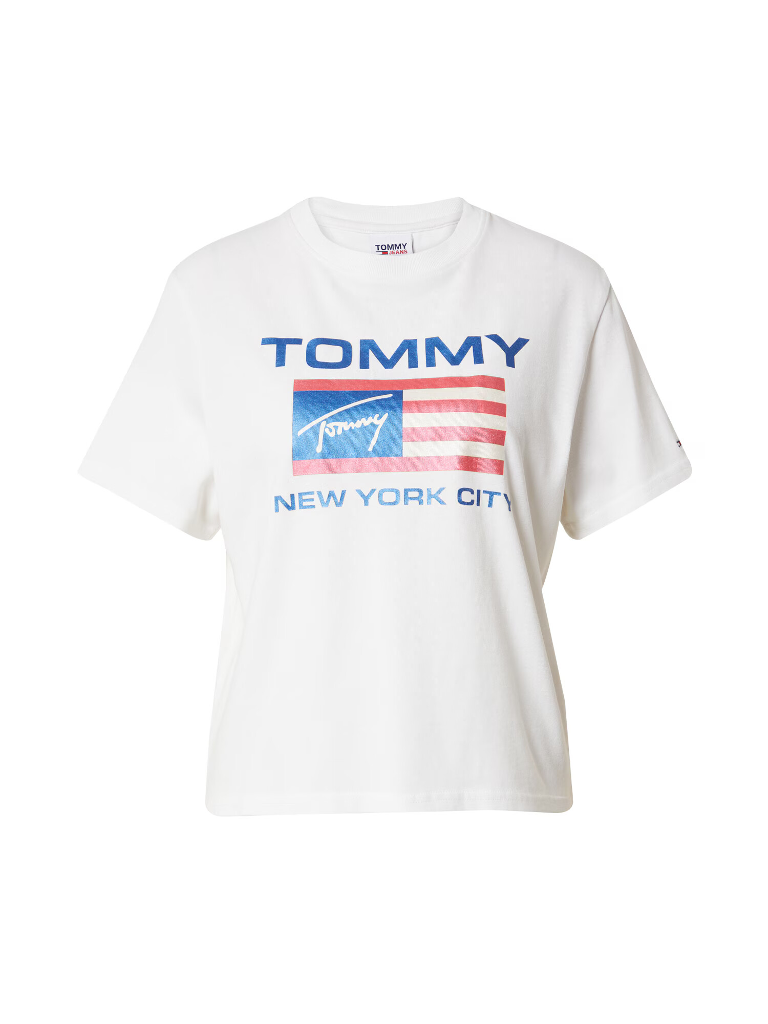 Tommy Jeans Majica modra / rdeča / bela - Pepit.si