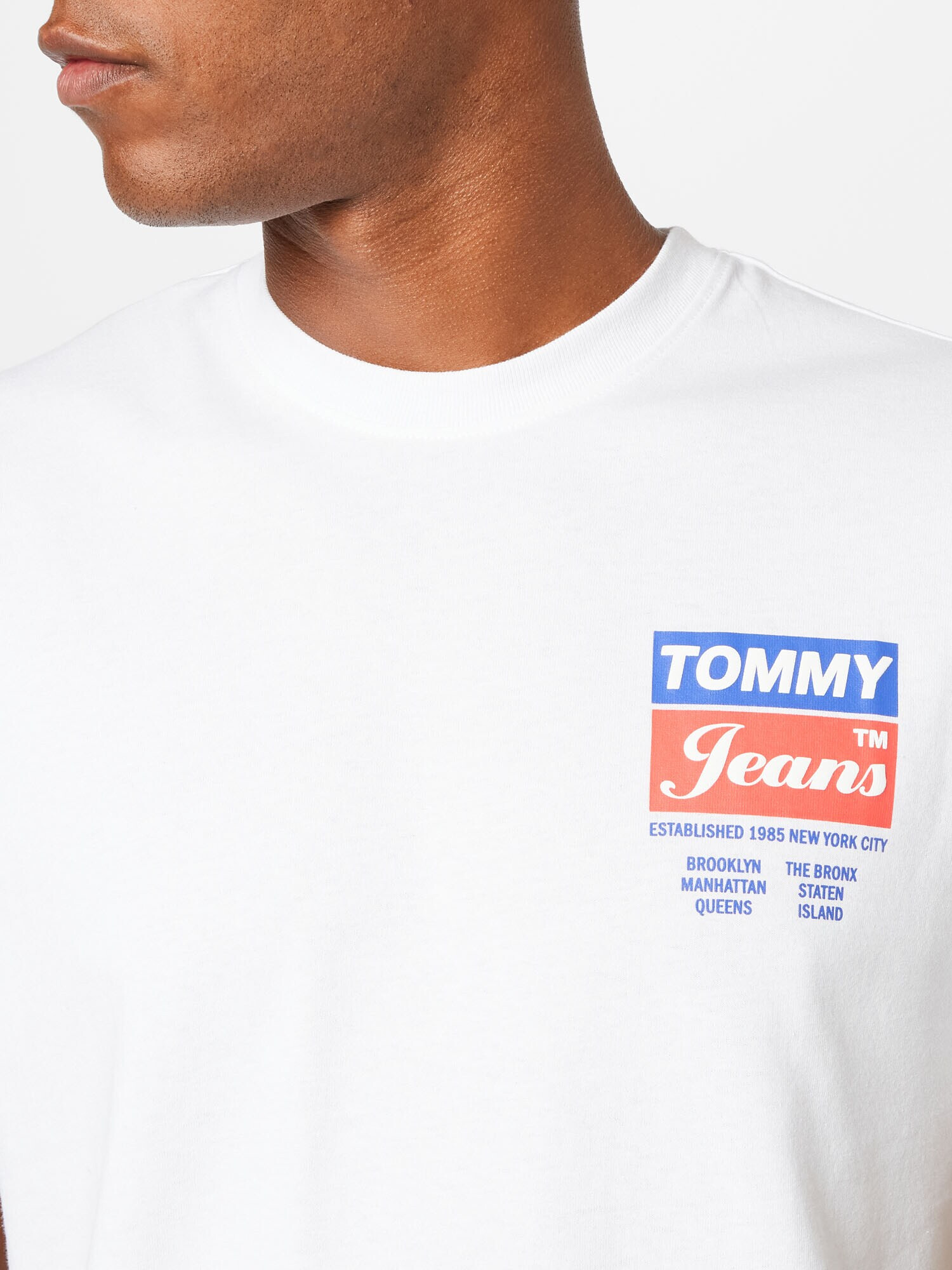 Tommy Jeans Majica modra / rdeča / bela - Pepit.si