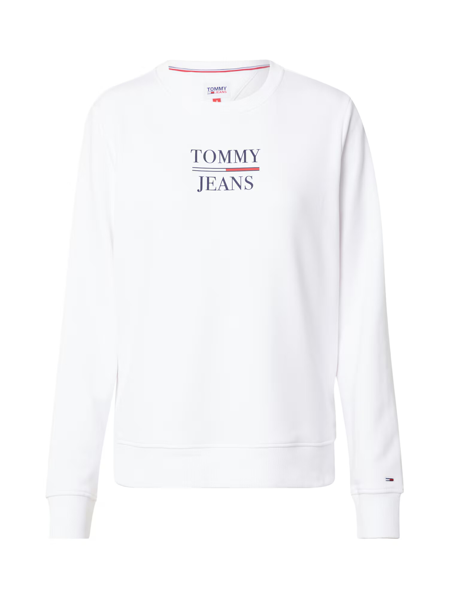 Tommy Jeans Majica mornarska / ognjeno rdeča / bela - Pepit.si