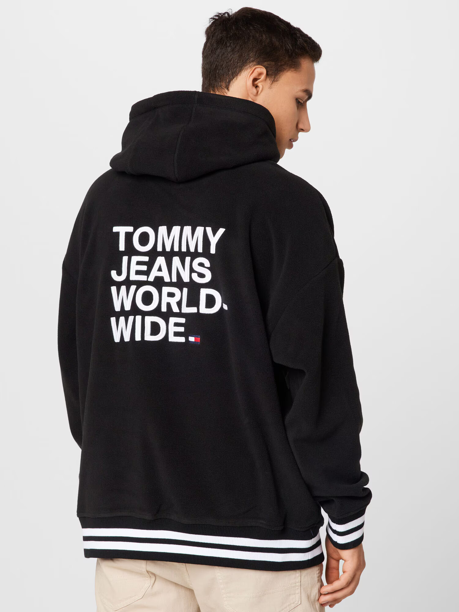 Tommy Jeans Majica mornarska / ognjeno rdeča / črna / bela - Pepit.si