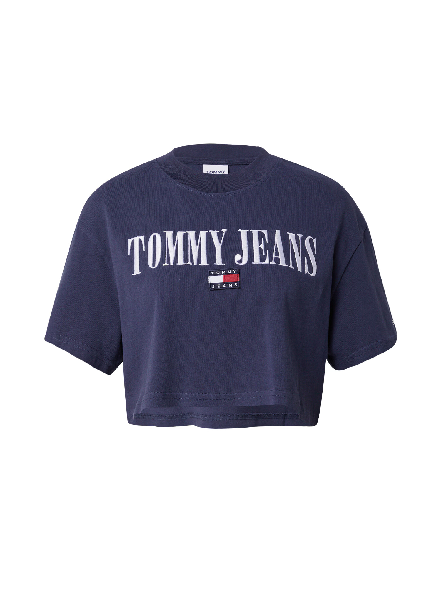 Tommy Jeans Majica mornarska / rdeča / bela - Pepit.si