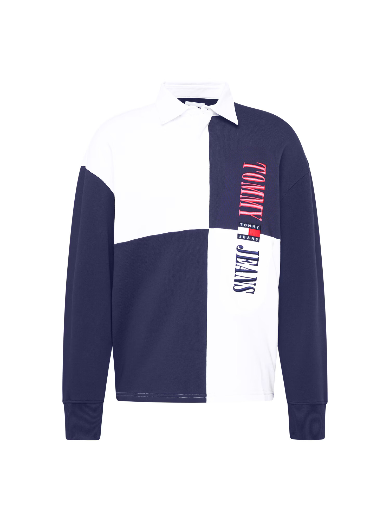 Tommy Jeans Majica mornarska / rdeča / bela - Pepit.si