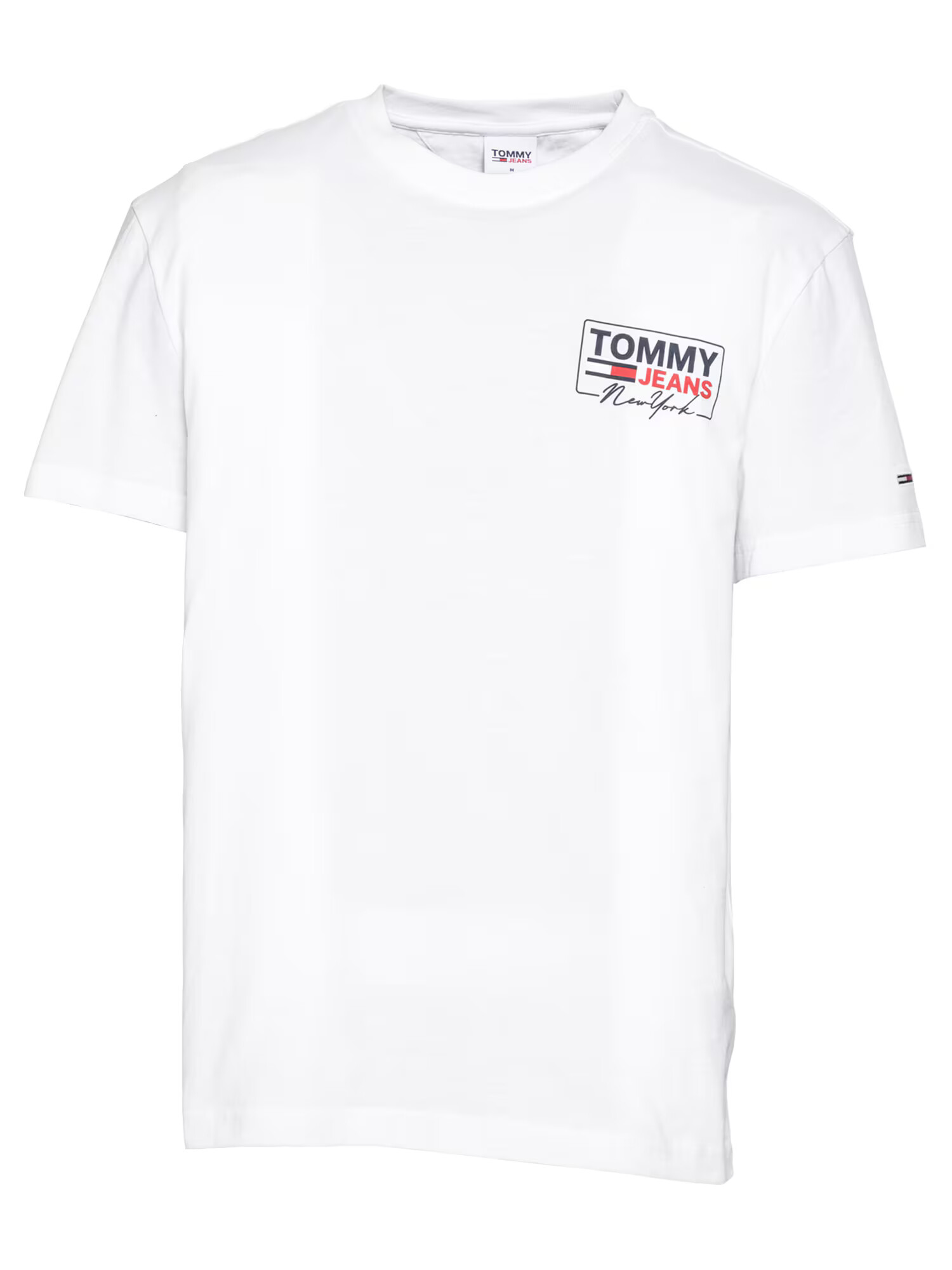 Tommy Jeans Majica mornarska / rdeča / bela - Pepit.si