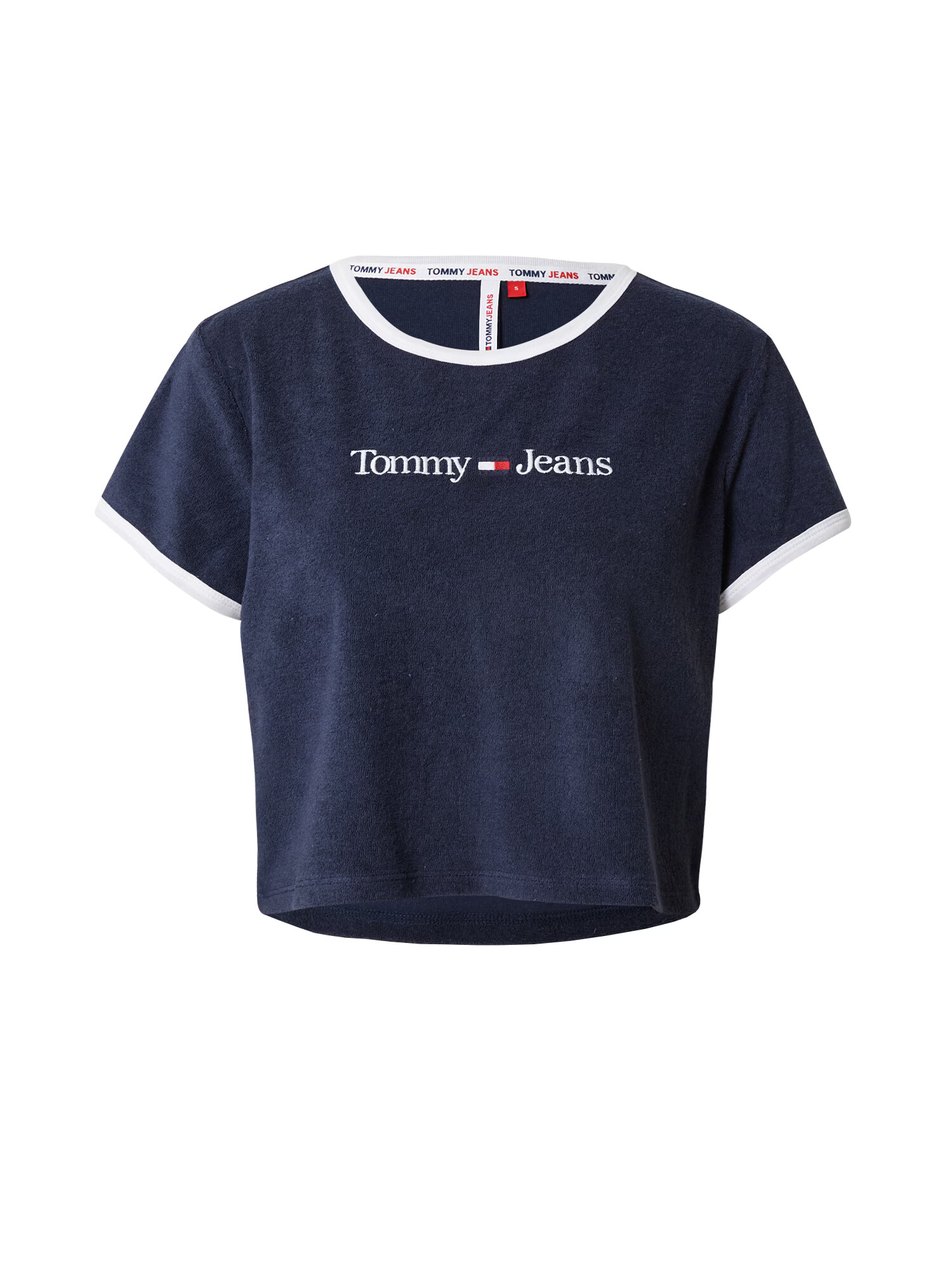 Tommy Jeans Majica mornarska / rdeča / bela - Pepit.si