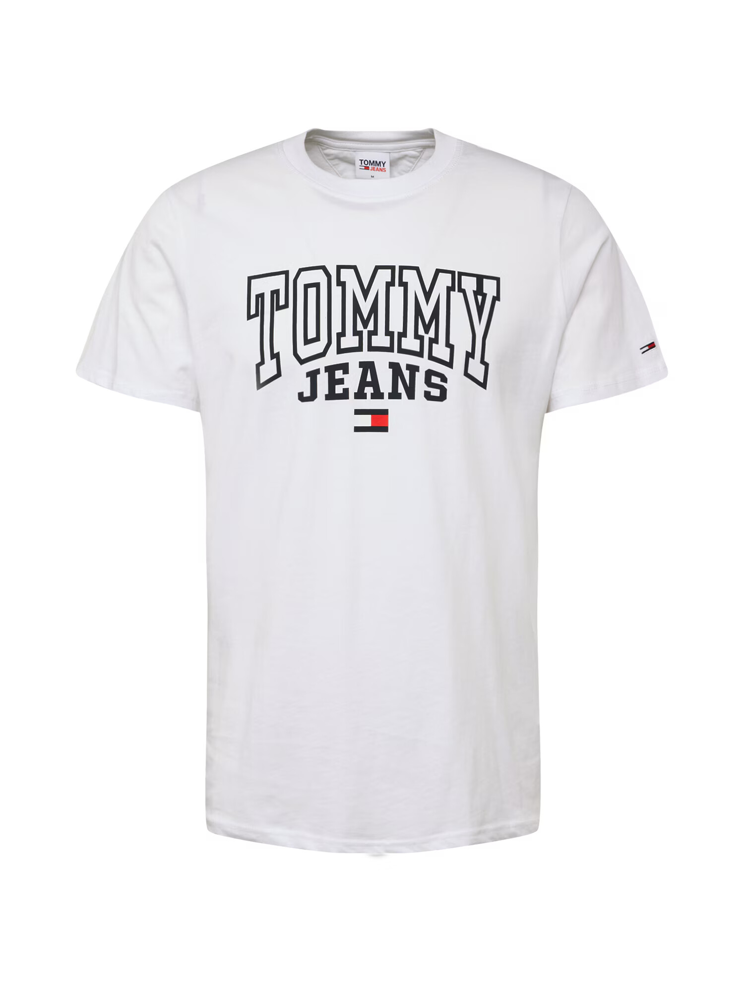 Tommy Jeans Majica mornarska / rdeča / bela - Pepit.si