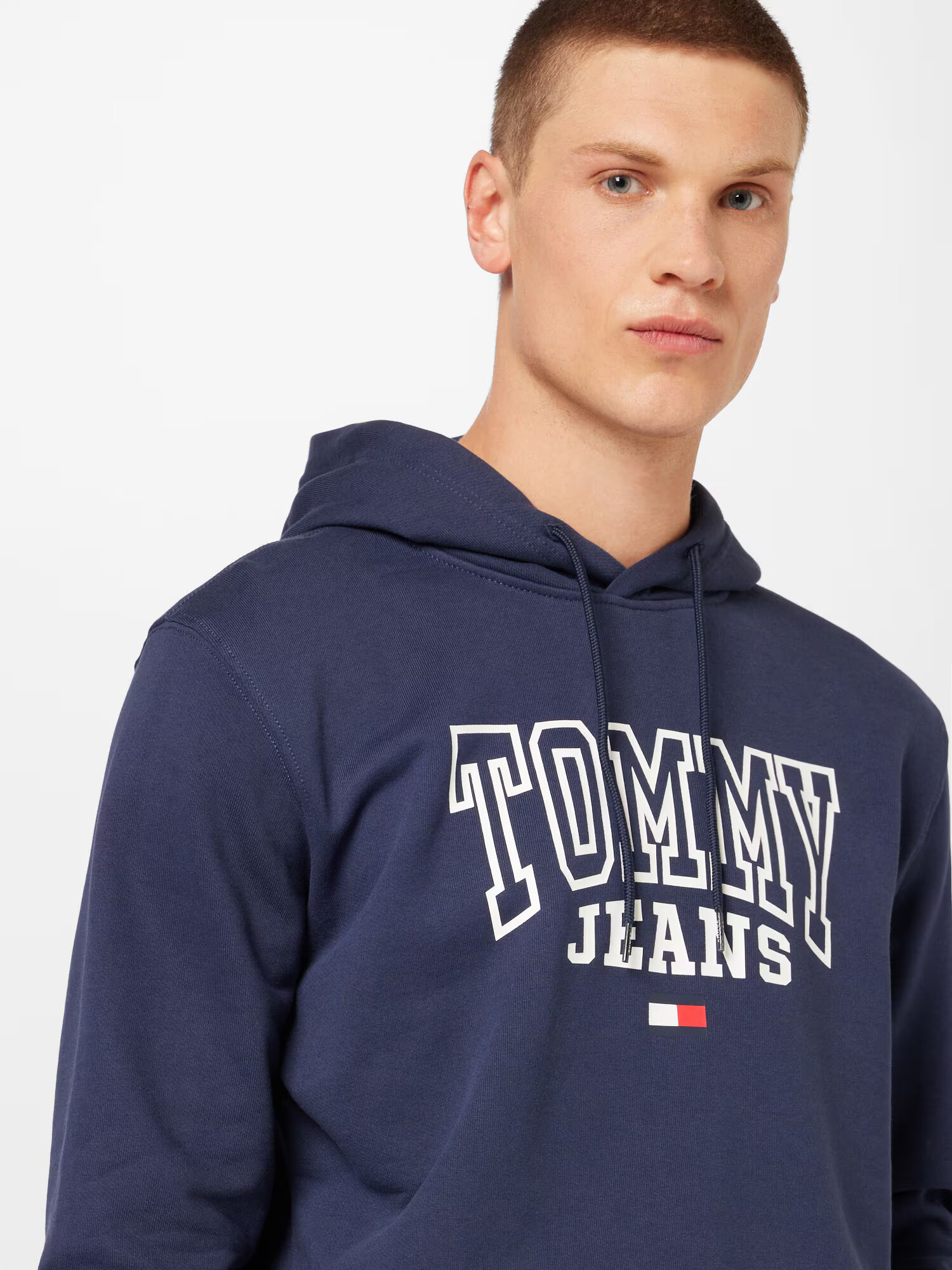 Tommy Jeans Majica mornarska / rdeča / bela - Pepit.si