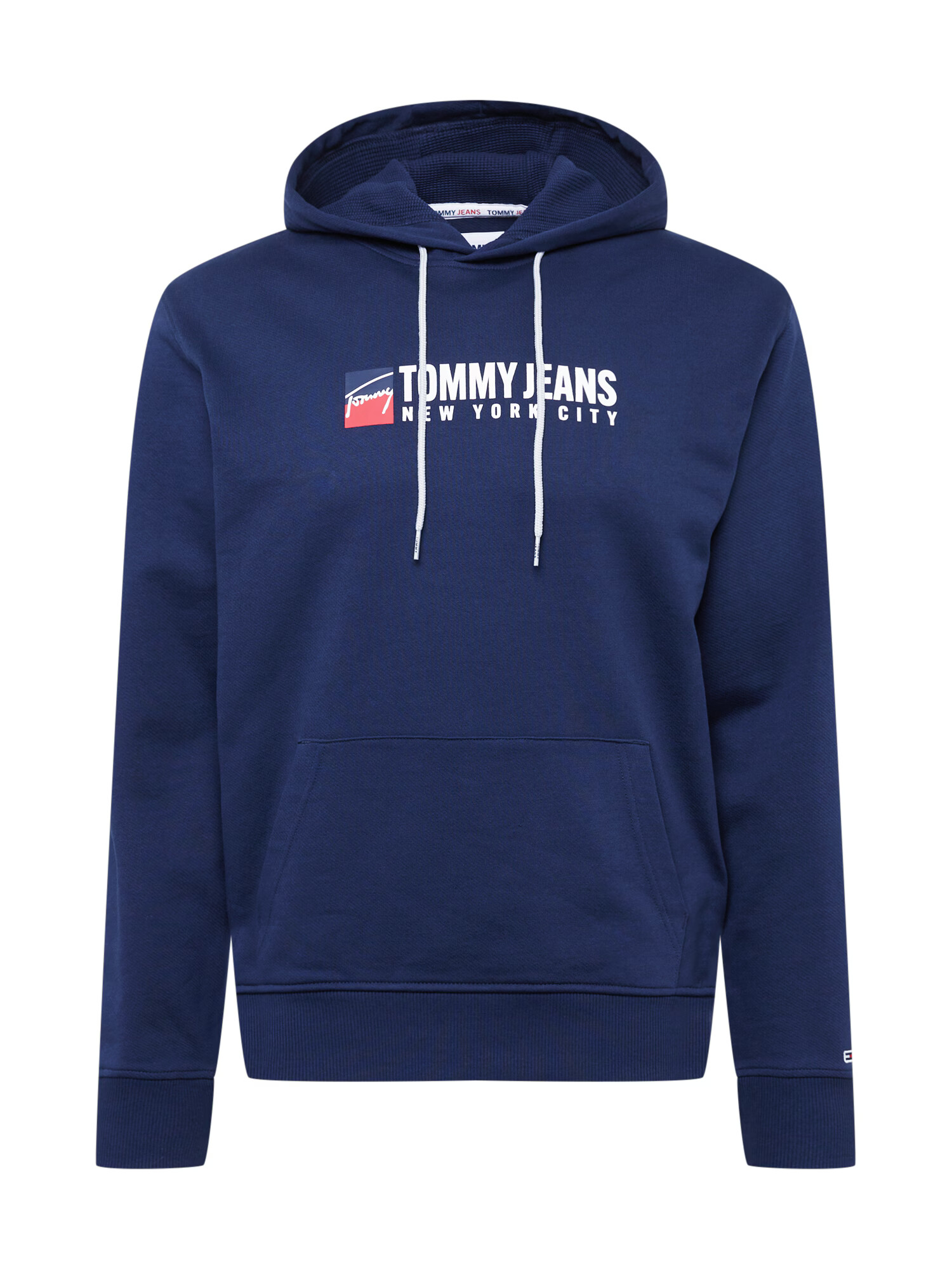 Tommy Jeans Majica mornarska / rdeča / bela - Pepit.si