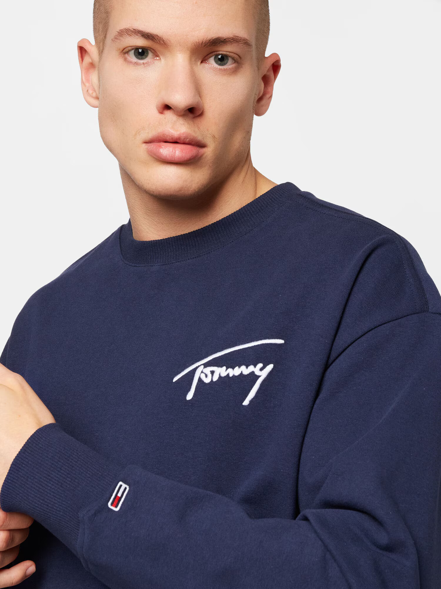 TOMMY HILFIGER Majica mornarska / rdeča / bela - Pepit.si