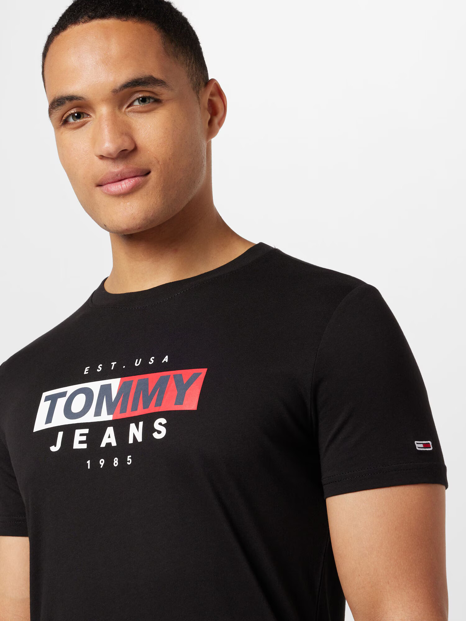 Tommy Jeans Majica mornarska / rdeča / črna / bela - Pepit.si