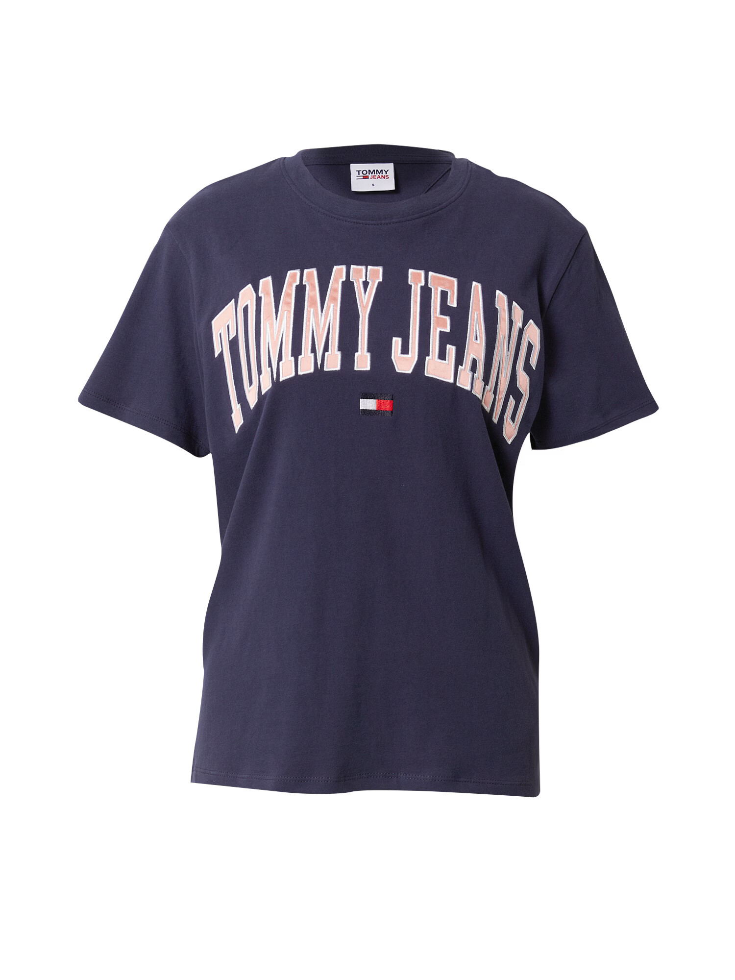 Tommy Jeans Majica mornarska / roza / rdeča / bela - Pepit.si