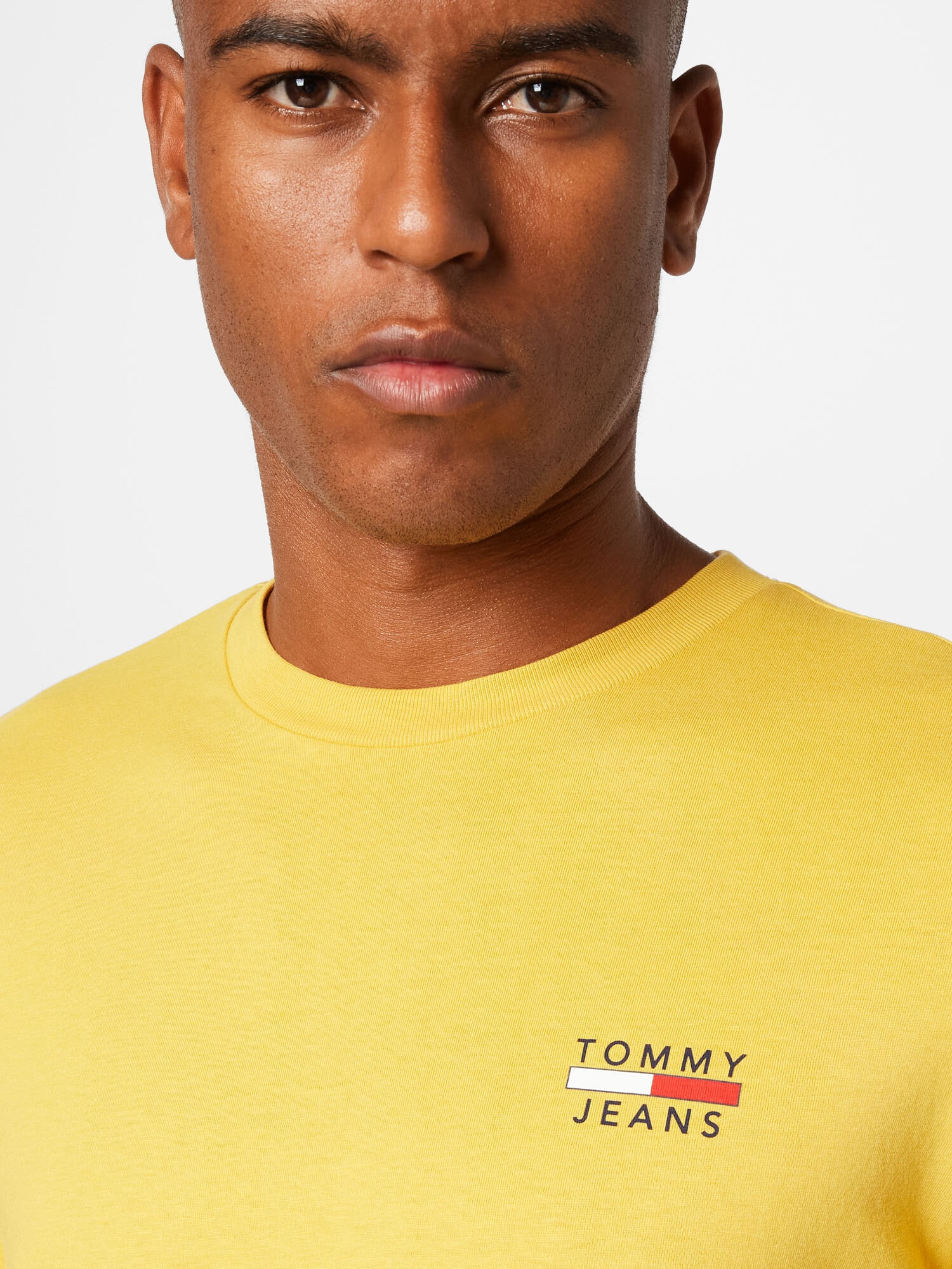 Tommy Jeans Majica nočno modra / rumena / rdeča - Pepit.si