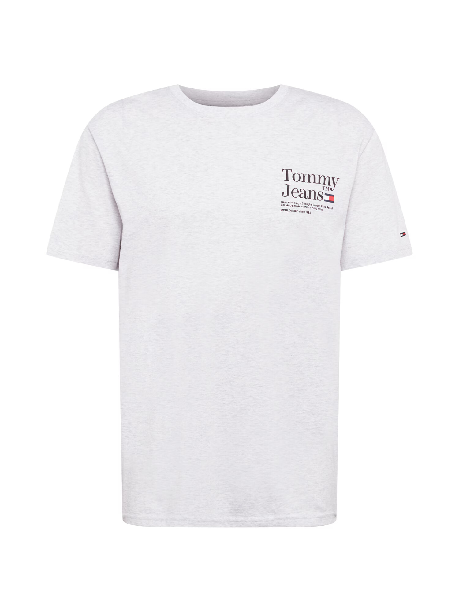 Tommy Jeans Majica pegasto siva / rdeča / črna / bela - Pepit.si