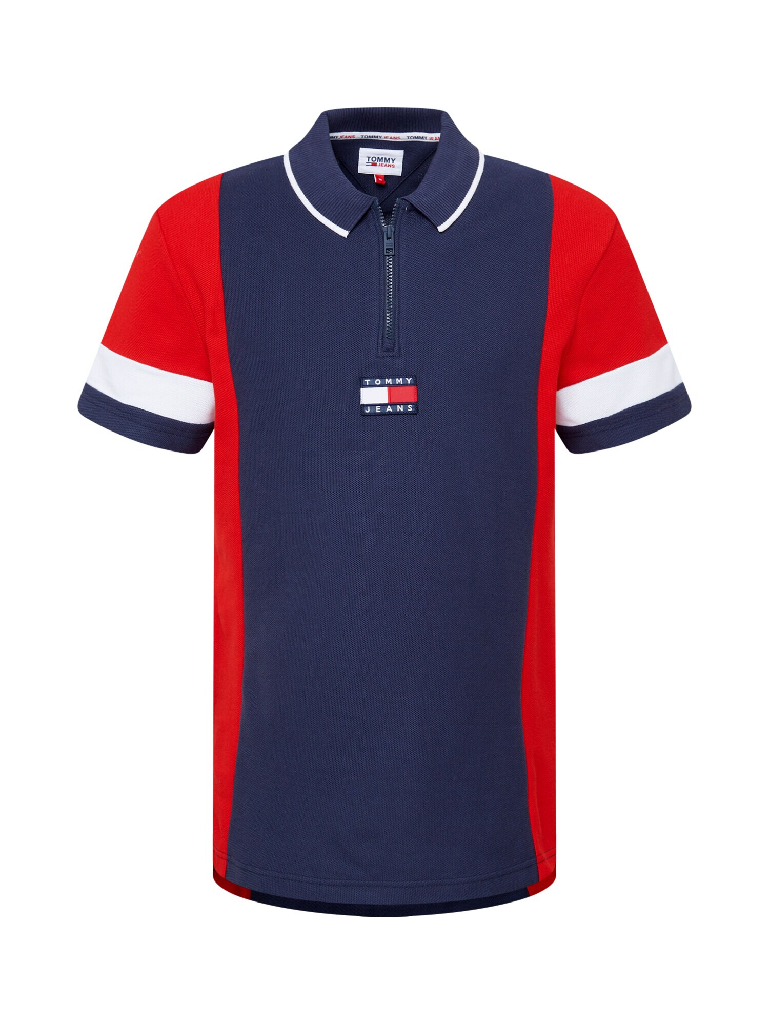 Tommy Jeans Majica nočno modra / rdeča / bela - Pepit.si