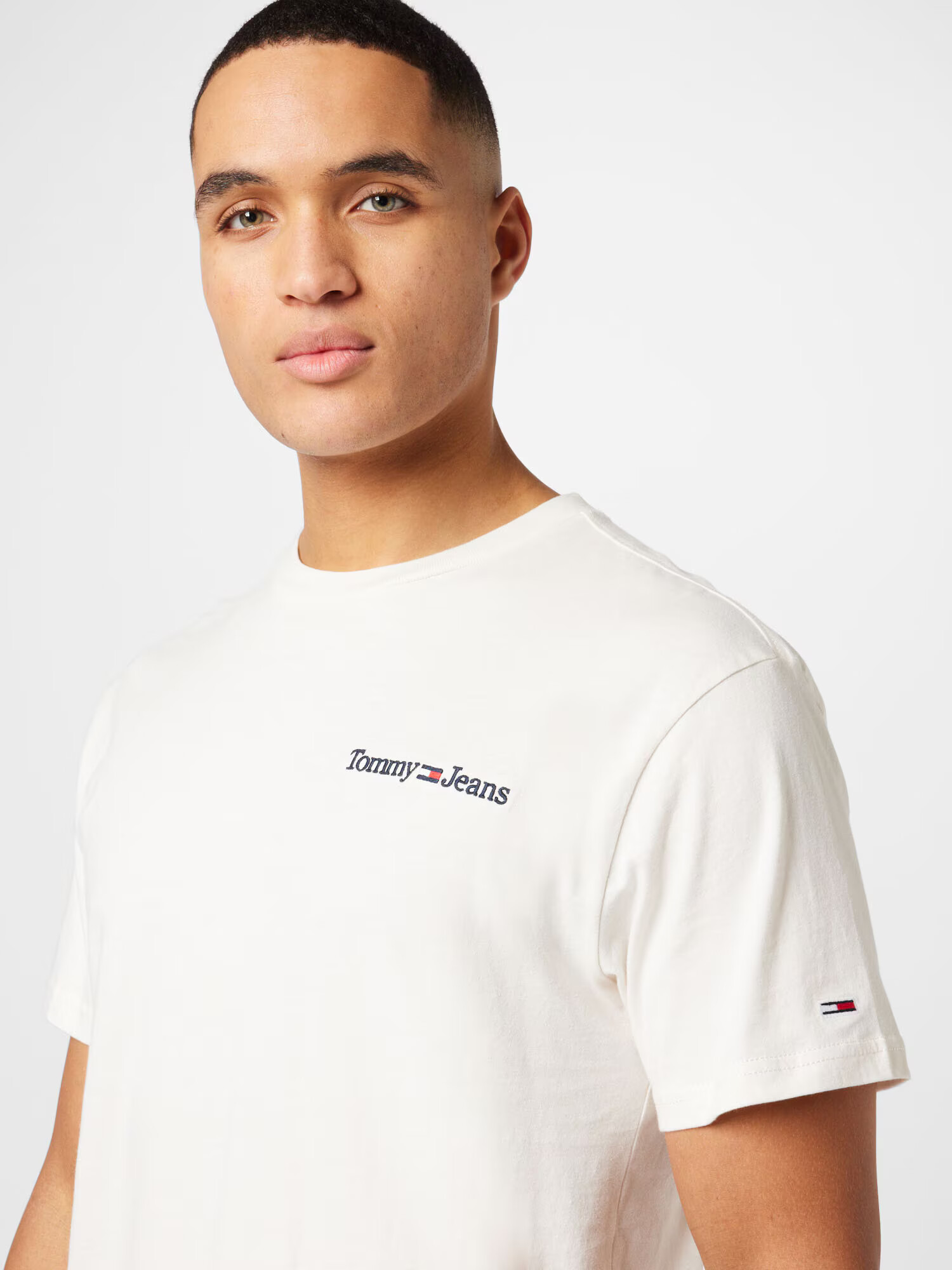 Tommy Jeans Majica rdeča / črna / bela - Pepit.si