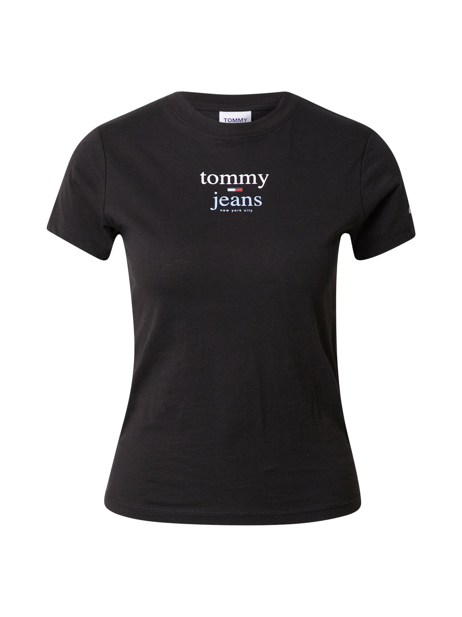 Tommy Jeans Majica svetlo modra / rdeča / črna / bela - Pepit.si