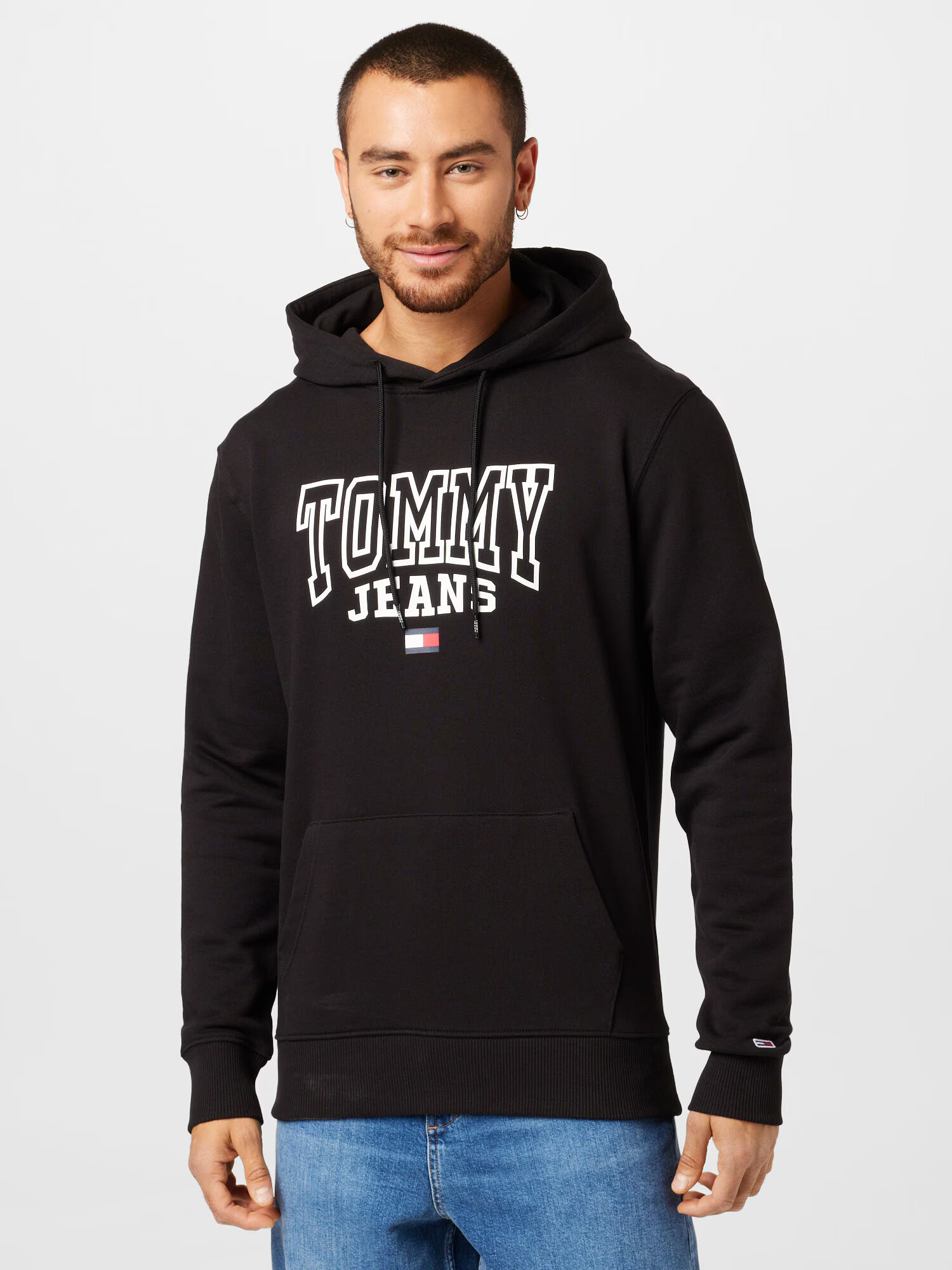 Tommy Jeans Majica temno modra / rdeča / črna / bela - Pepit.si