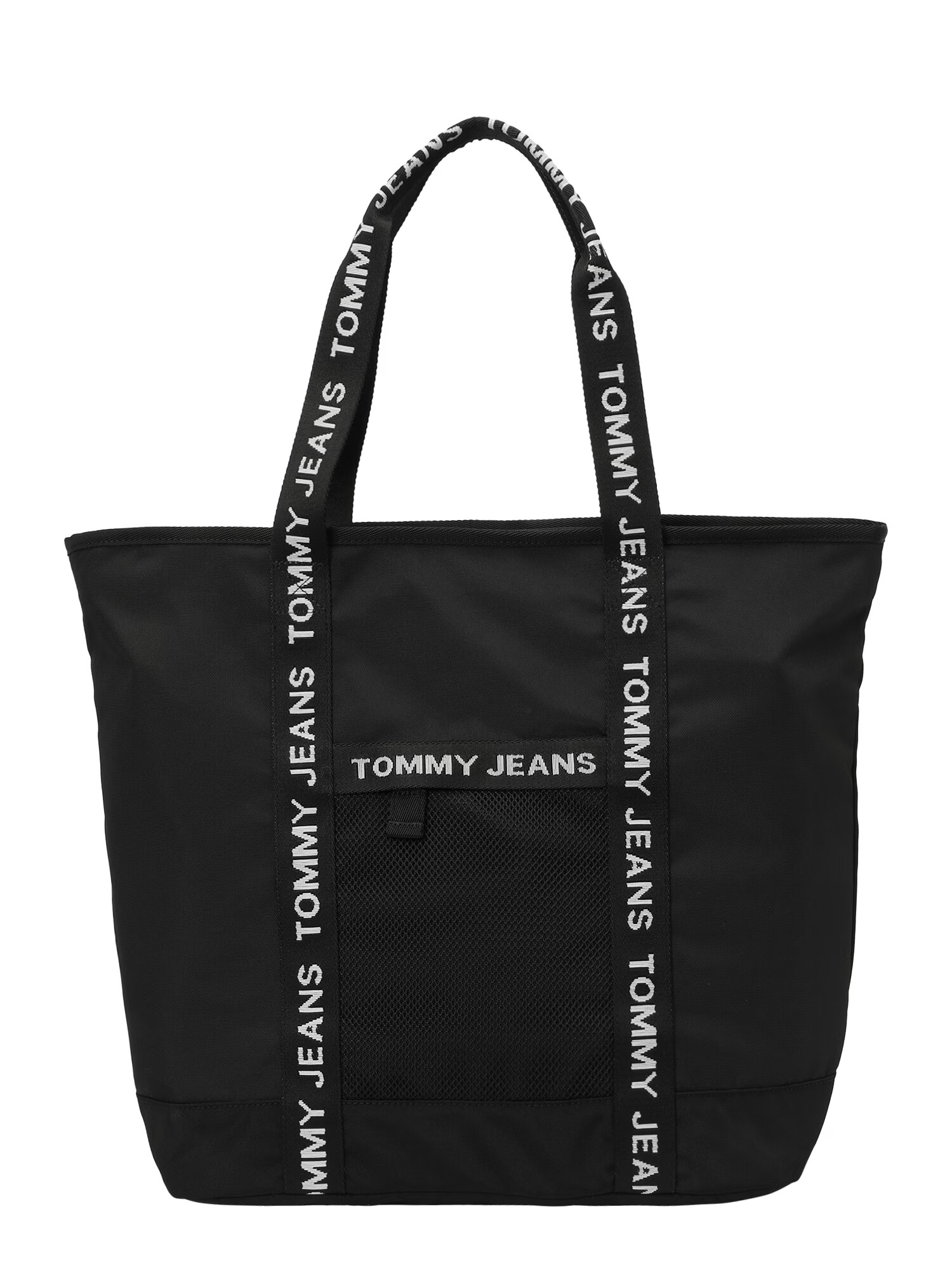 Tommy Jeans Nakupovalna torba črna / bela - Pepit.si