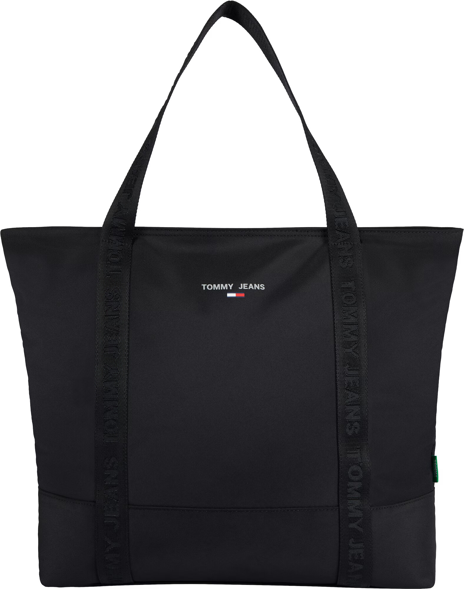 Tommy Jeans Nakupovalna torba 'Essential Tote' črna / rdeča / bela - Pepit.si