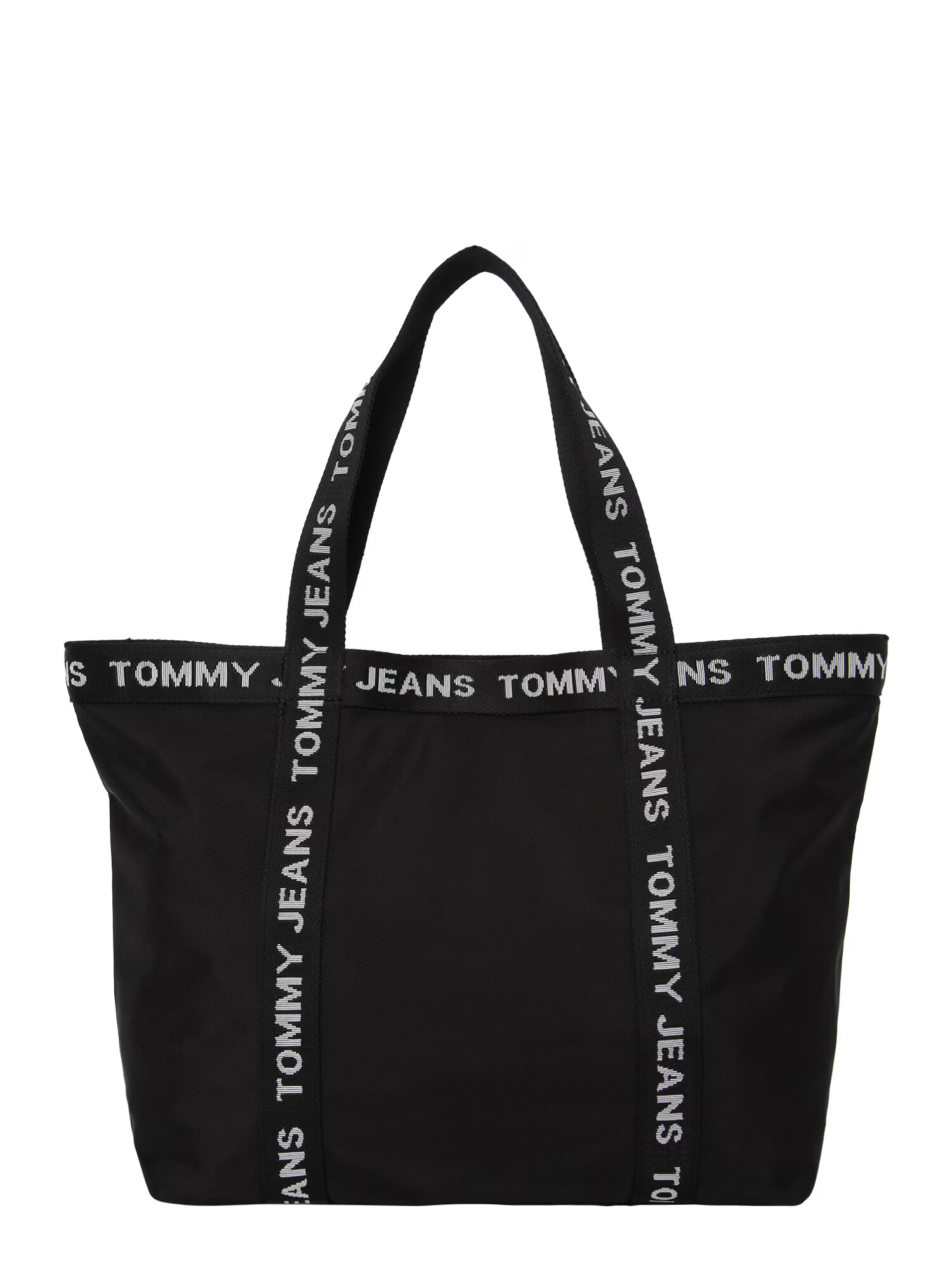 Tommy Jeans Nakupovalna torba svetlo siva / črna - Pepit.si