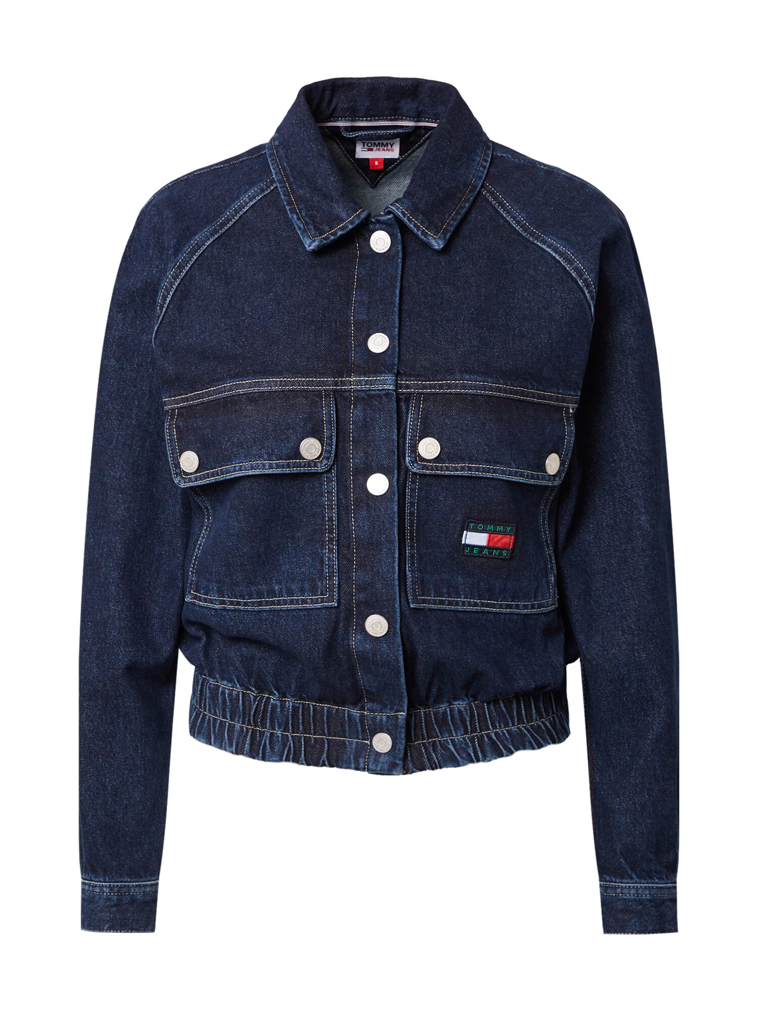 Tommy Jeans Prehodna jakna moder denim - Pepit.si