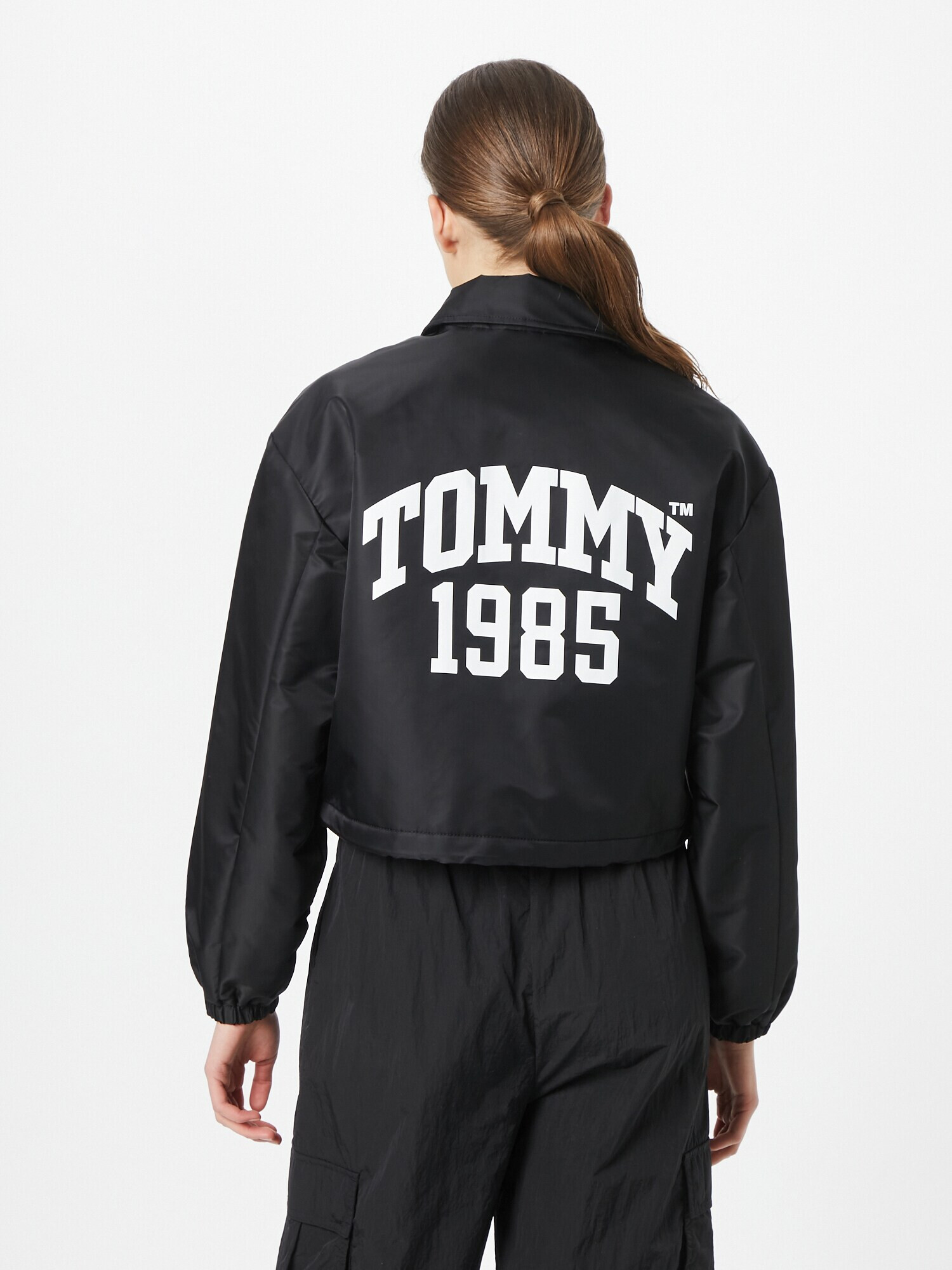 Tommy Jeans Prehodna jakna mornarska / rdeča / črna / bela - Pepit.si