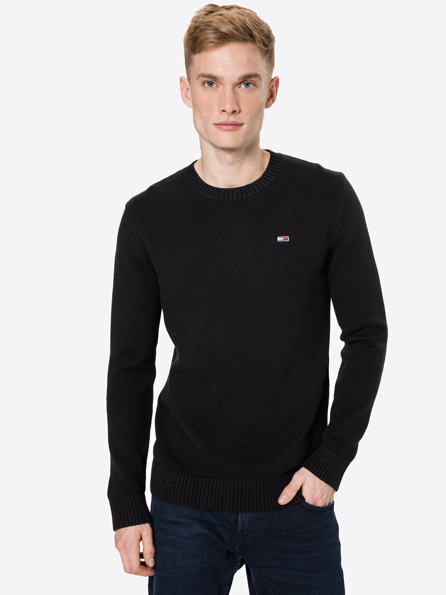 Tommy Jeans Pulover črna - Pepit.si