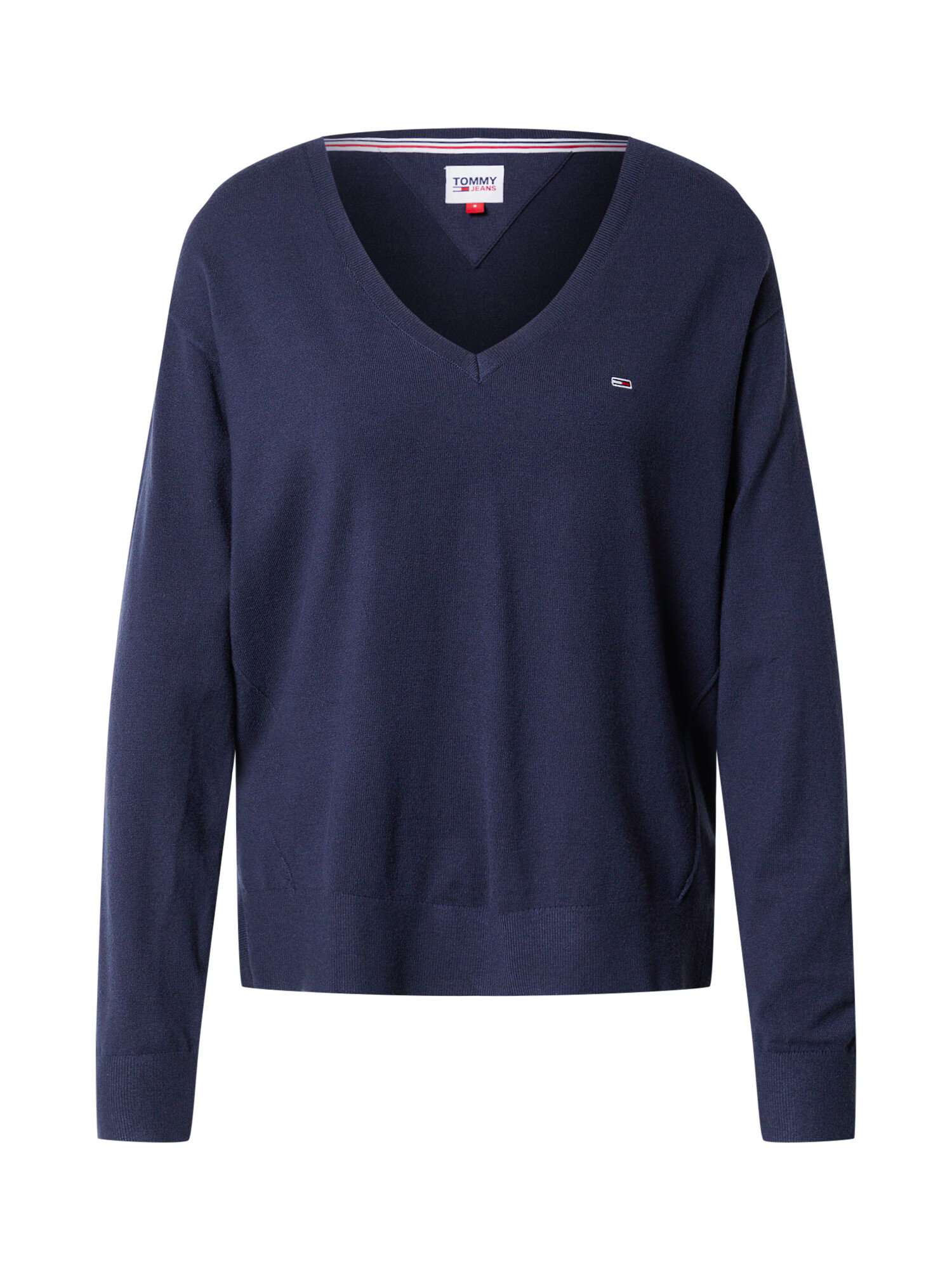 Tommy Jeans Pulover mornarska - Pepit.si