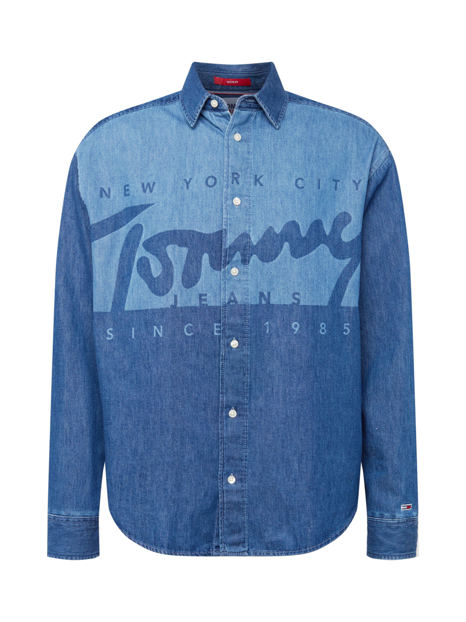 Tommy Jeans Srajca moder denim / svetlo modra - Pepit.si