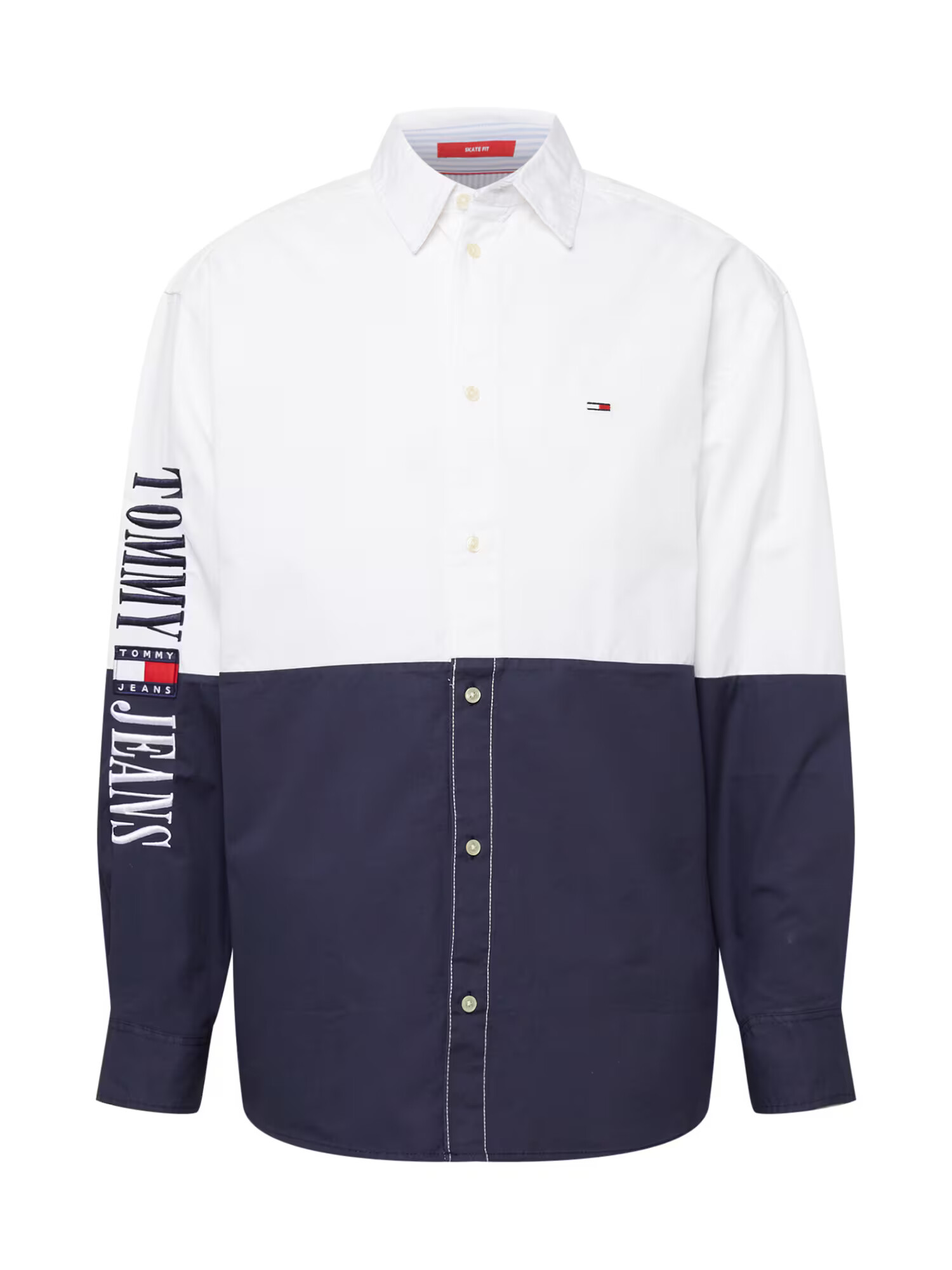 Tommy Jeans Srajca mornarska / rdeča / bela - Pepit.si