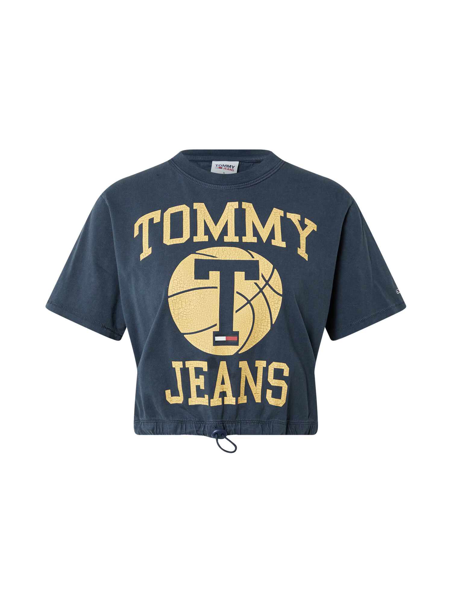 Tommy Jeans T-Shirt svetlo rumena / bela / rdeča / golobje modra - Pepit.si