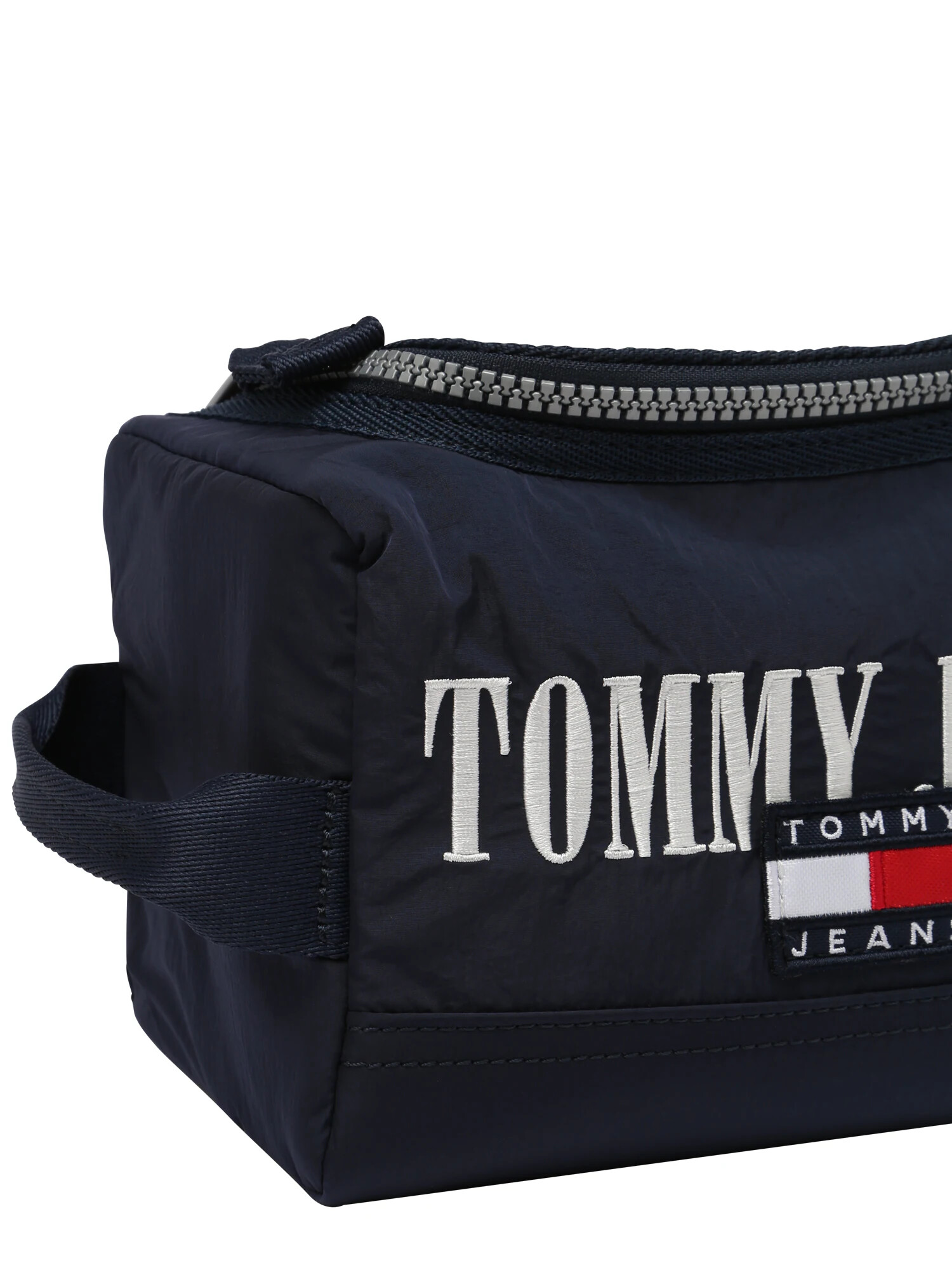 Tommy Jeans Toaletna torbica mornarska / temno rdeča / bela - Pepit.si