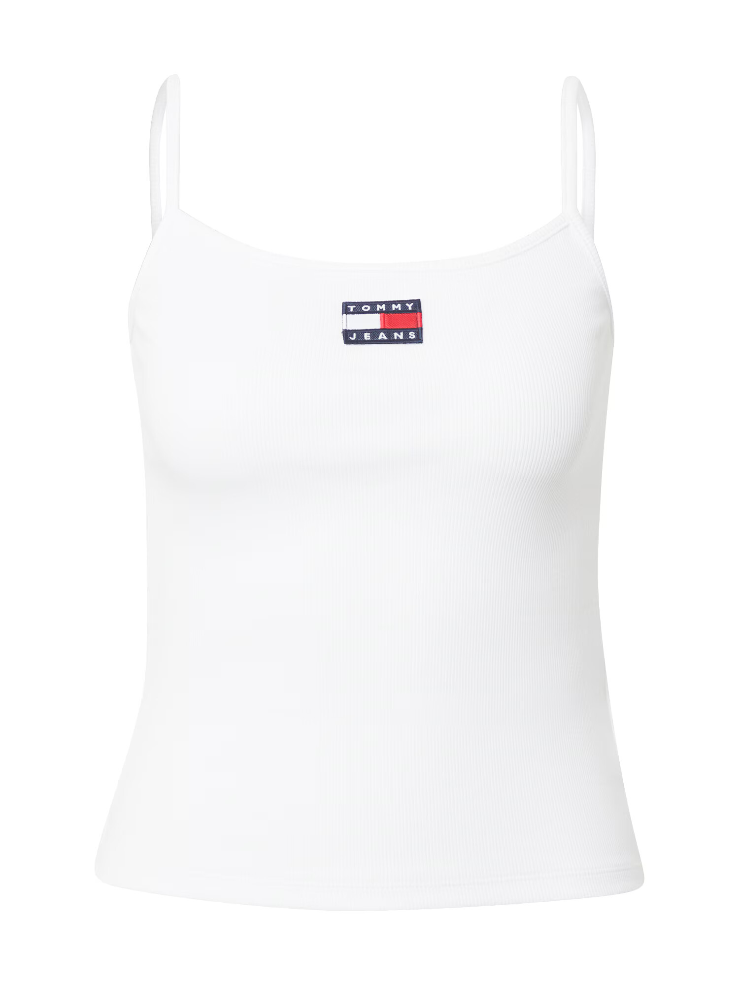 Tommy Jeans Top bela / mornarska / rdeča - Pepit.si