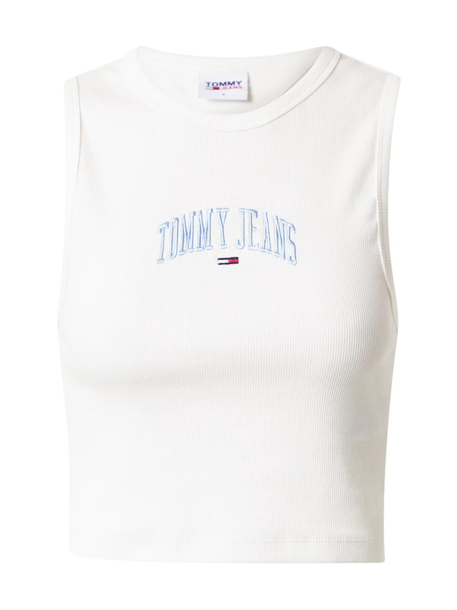 Tommy Jeans Top ecru / mornarska / svetlo modra / rdeča - Pepit.si