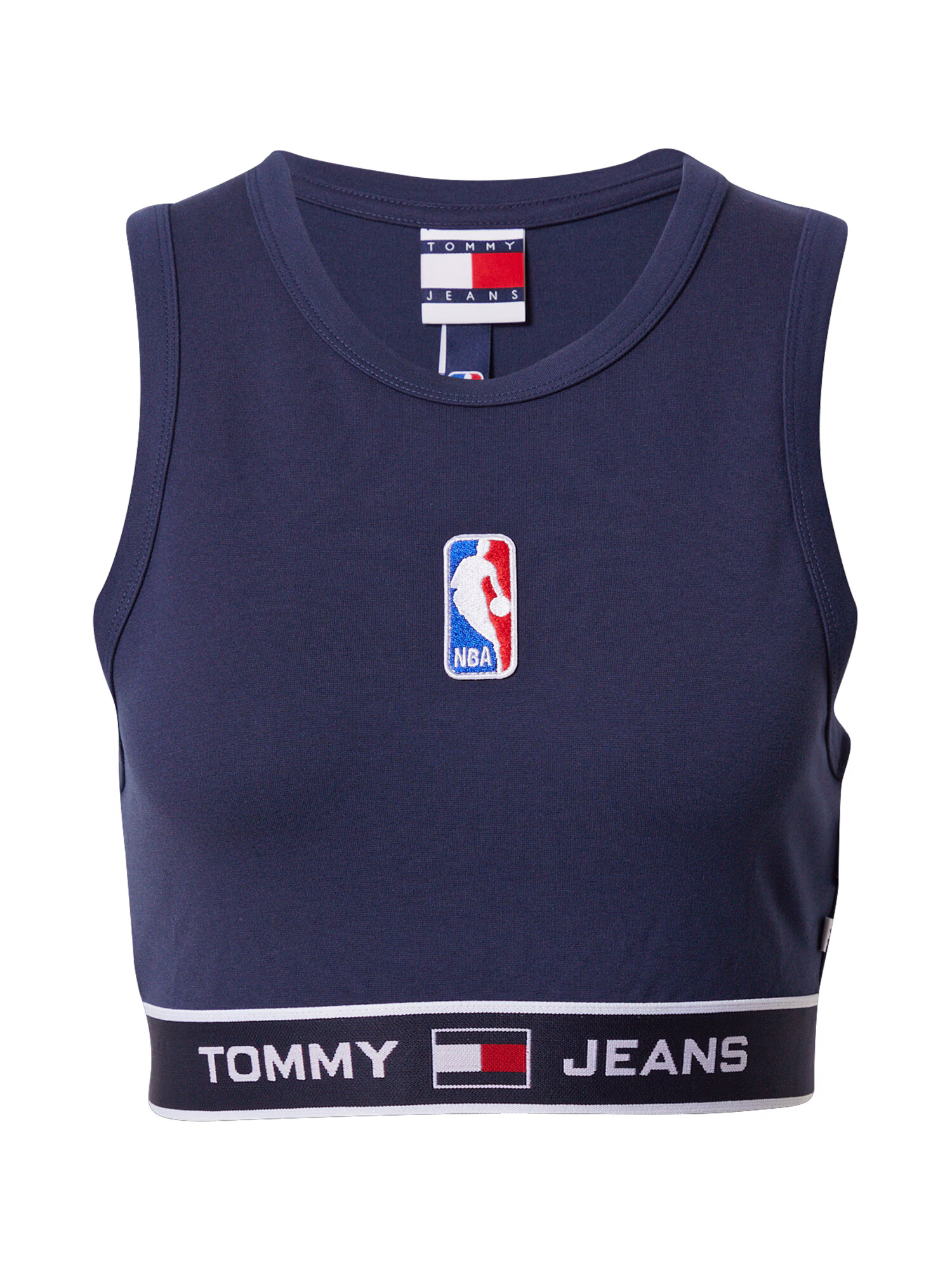 Tommy Jeans Top modra / marine / rdeča / bela - Pepit.si