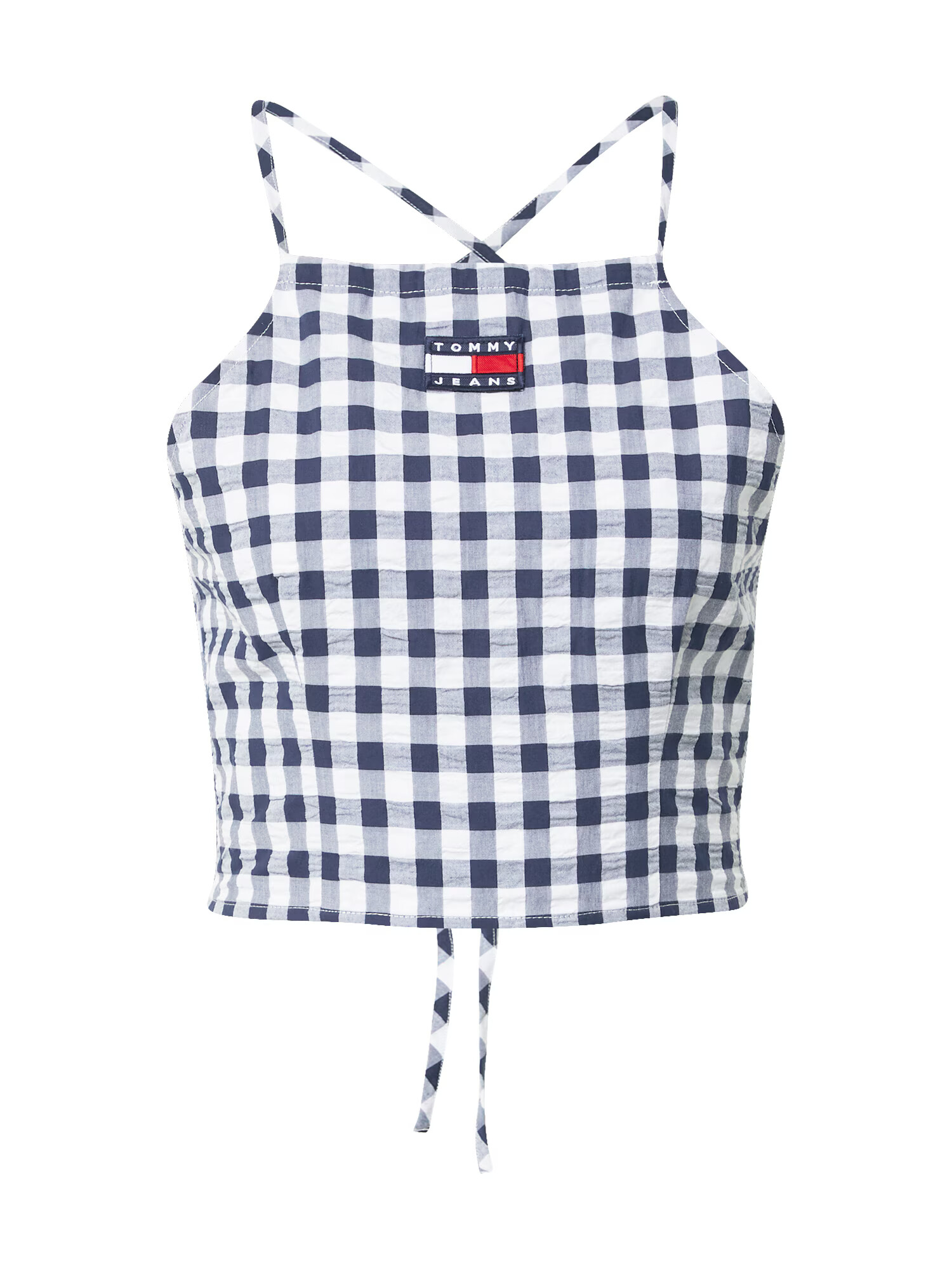 Tommy Jeans Top mornarska / rdeča / bela - Pepit.si