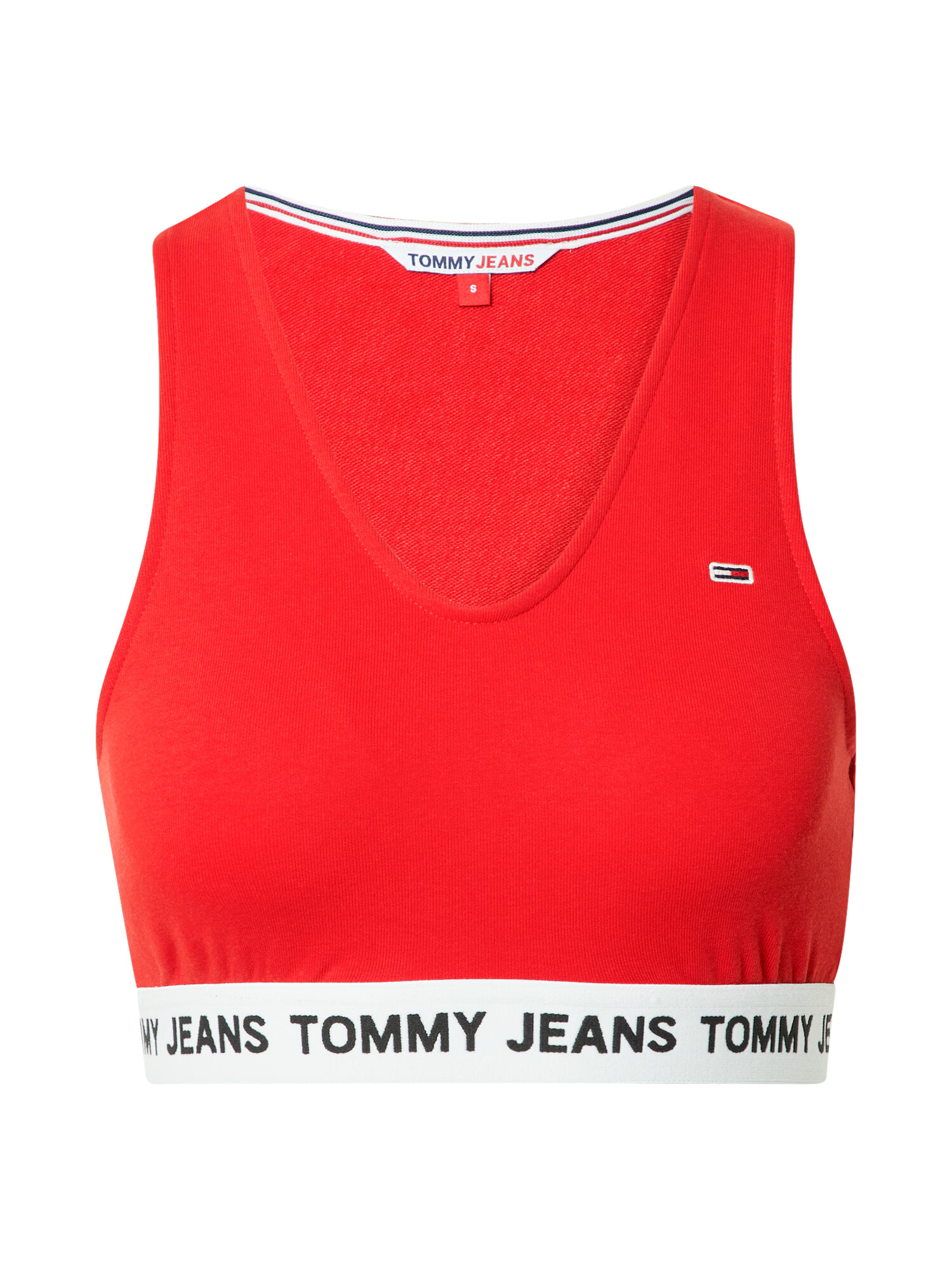 Tommy Jeans Top mornarska / rdeča / bela - Pepit.si