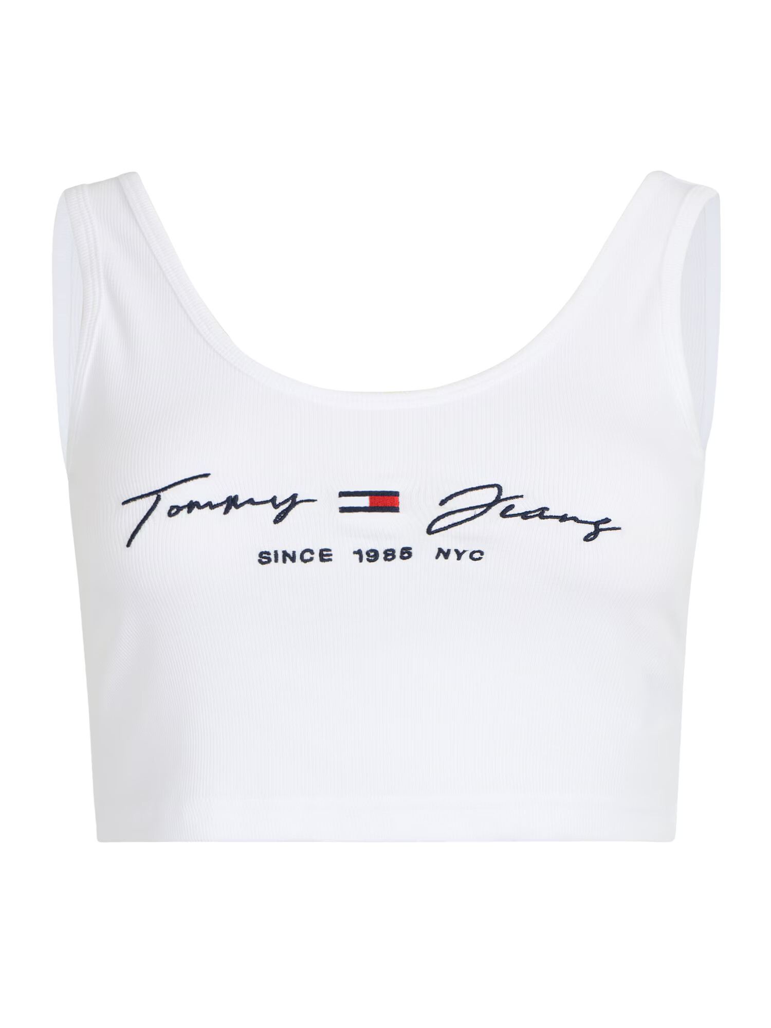 Tommy Jeans Top mornarska / rdeča / bela - Pepit.si