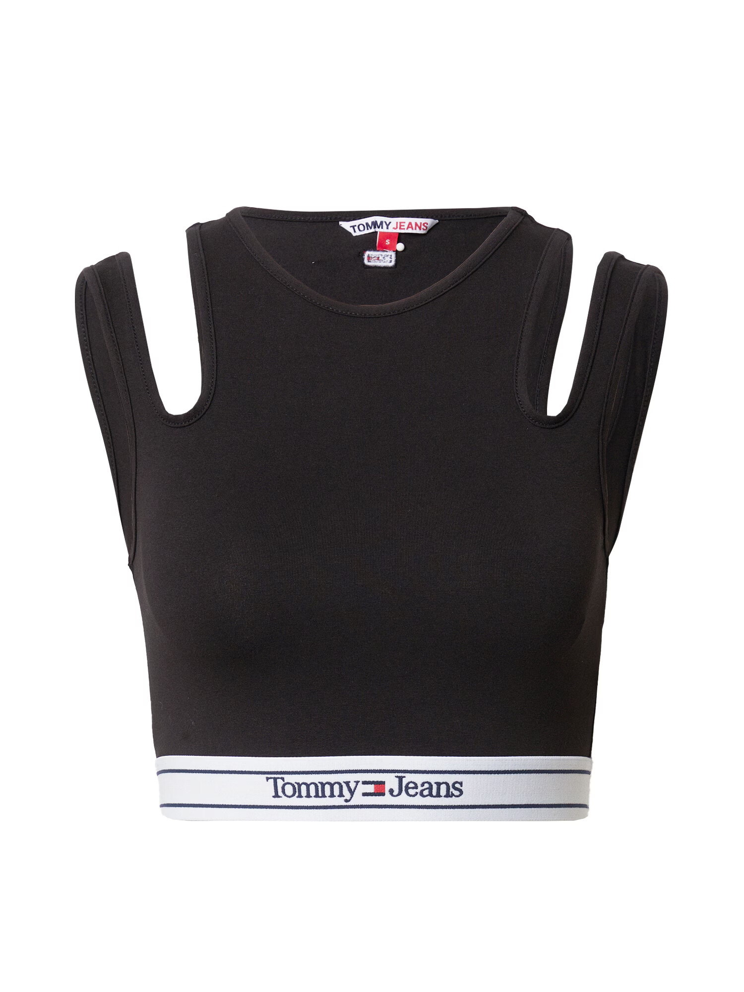 Tommy Jeans Top mornarska / rdeča / črna / off-bela - Pepit.si