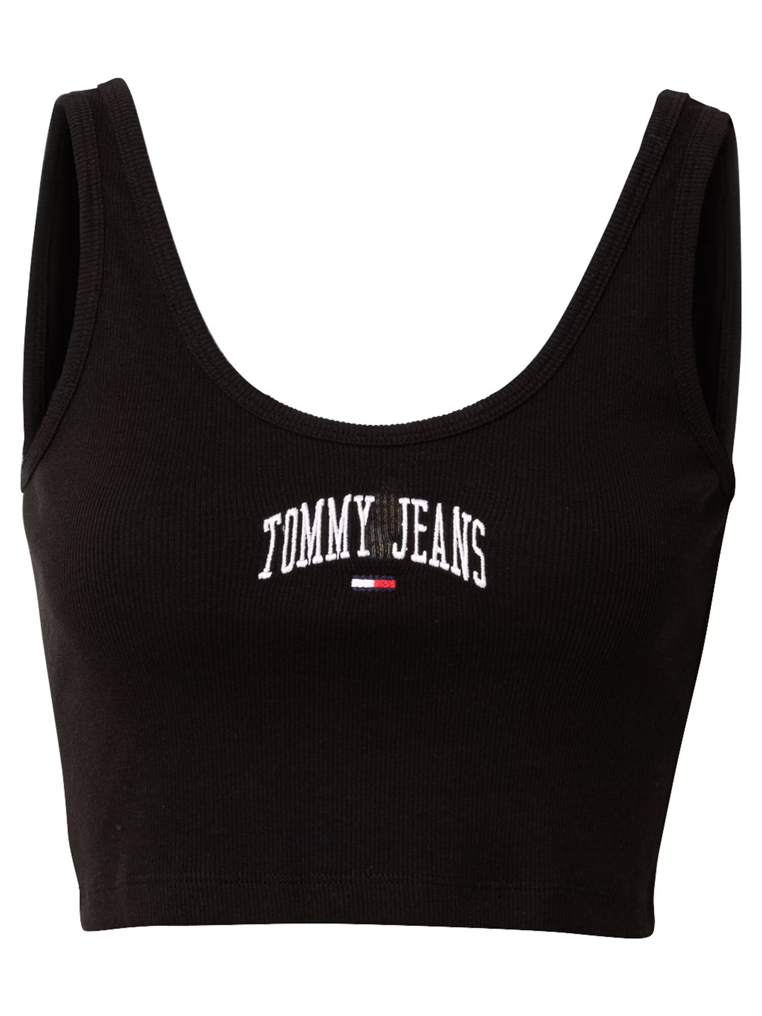 Tommy Jeans Top rdeča / črna / bela - Pepit.si